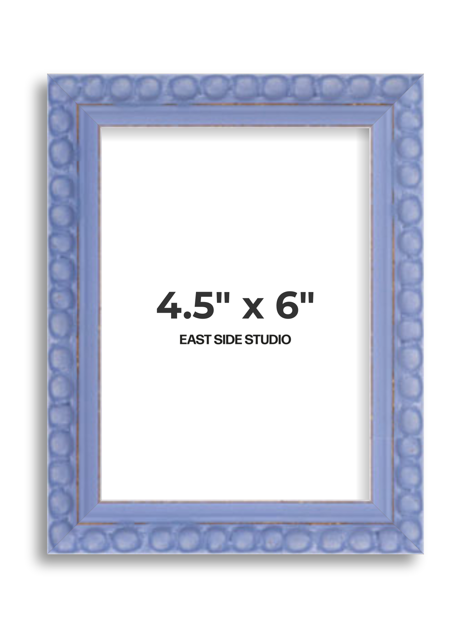 Periwinkle Blue Bobbin 4.5" x 6" picture frame