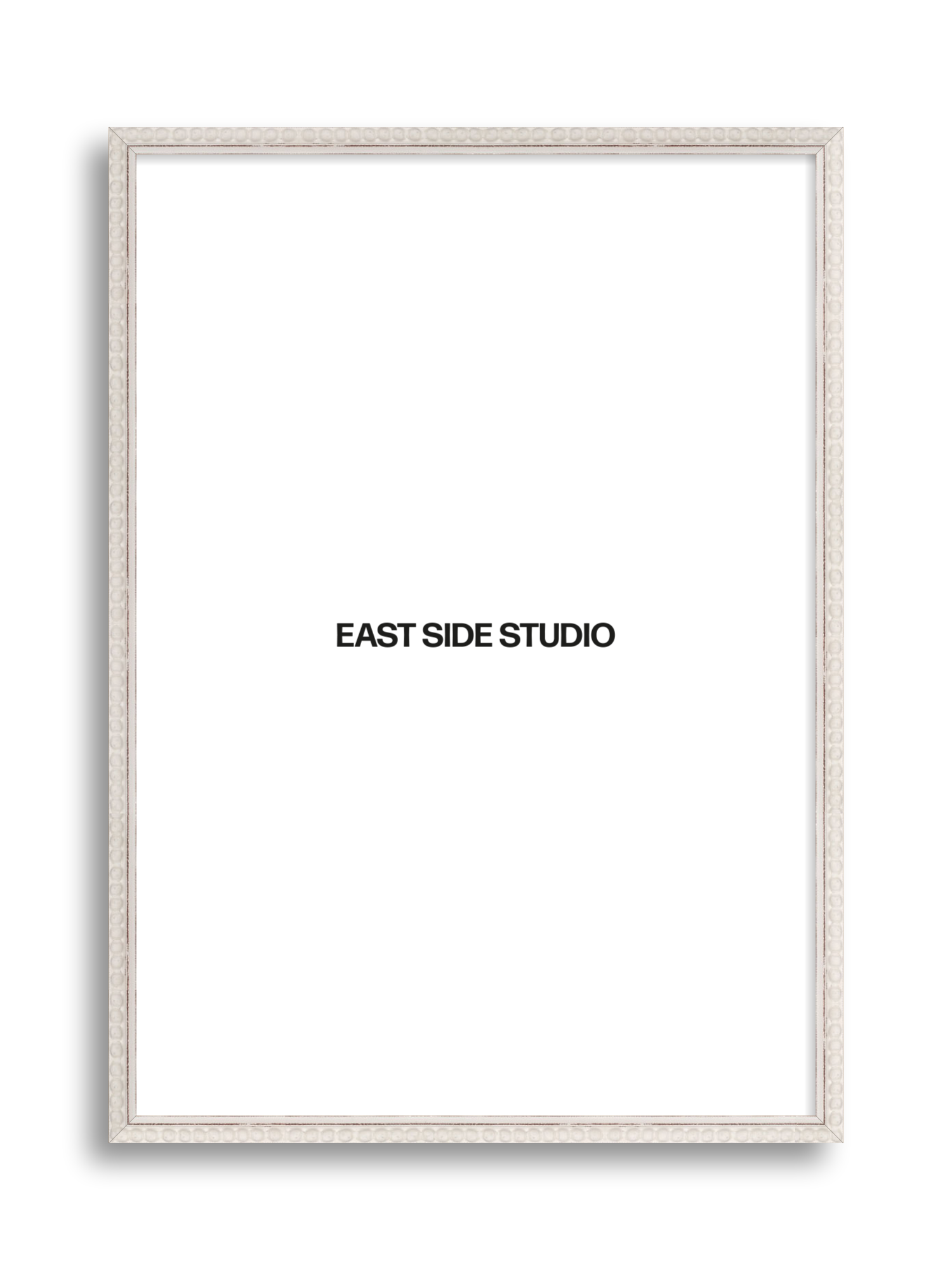 White Bobbin picture frame