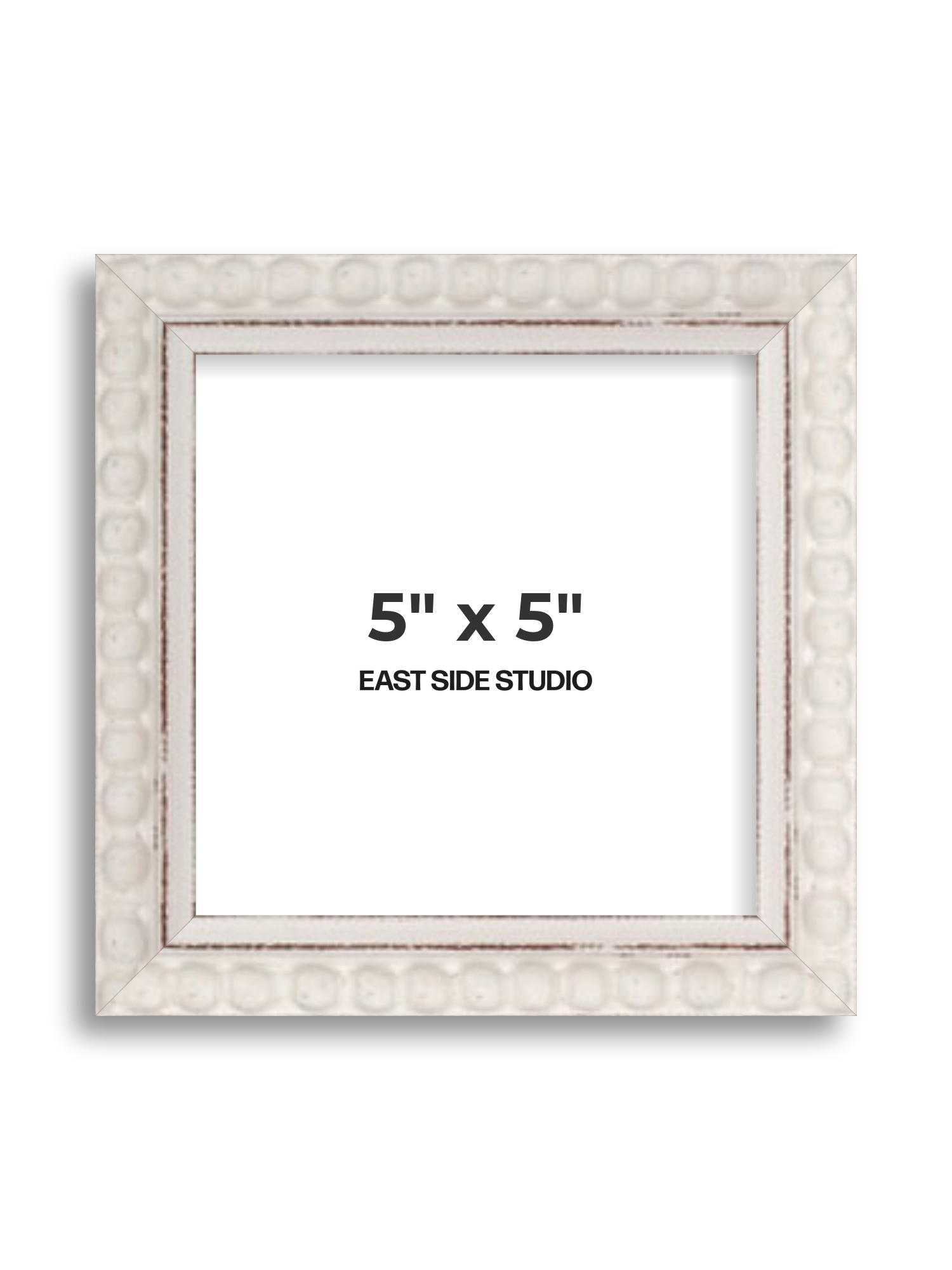 White Bobbin 5" x 5" picture frame