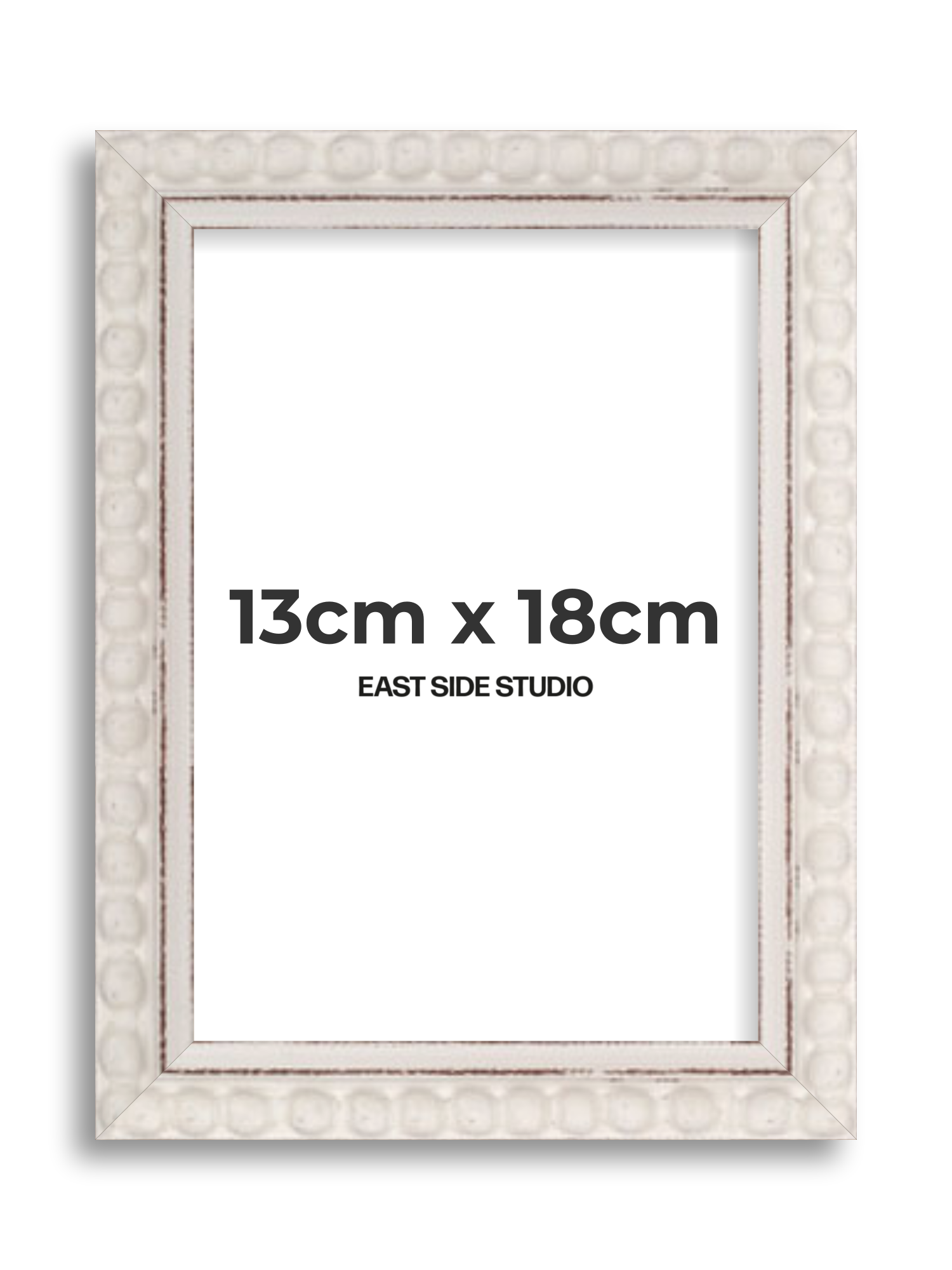 White Bobbin 13cm x 18cm picture frame