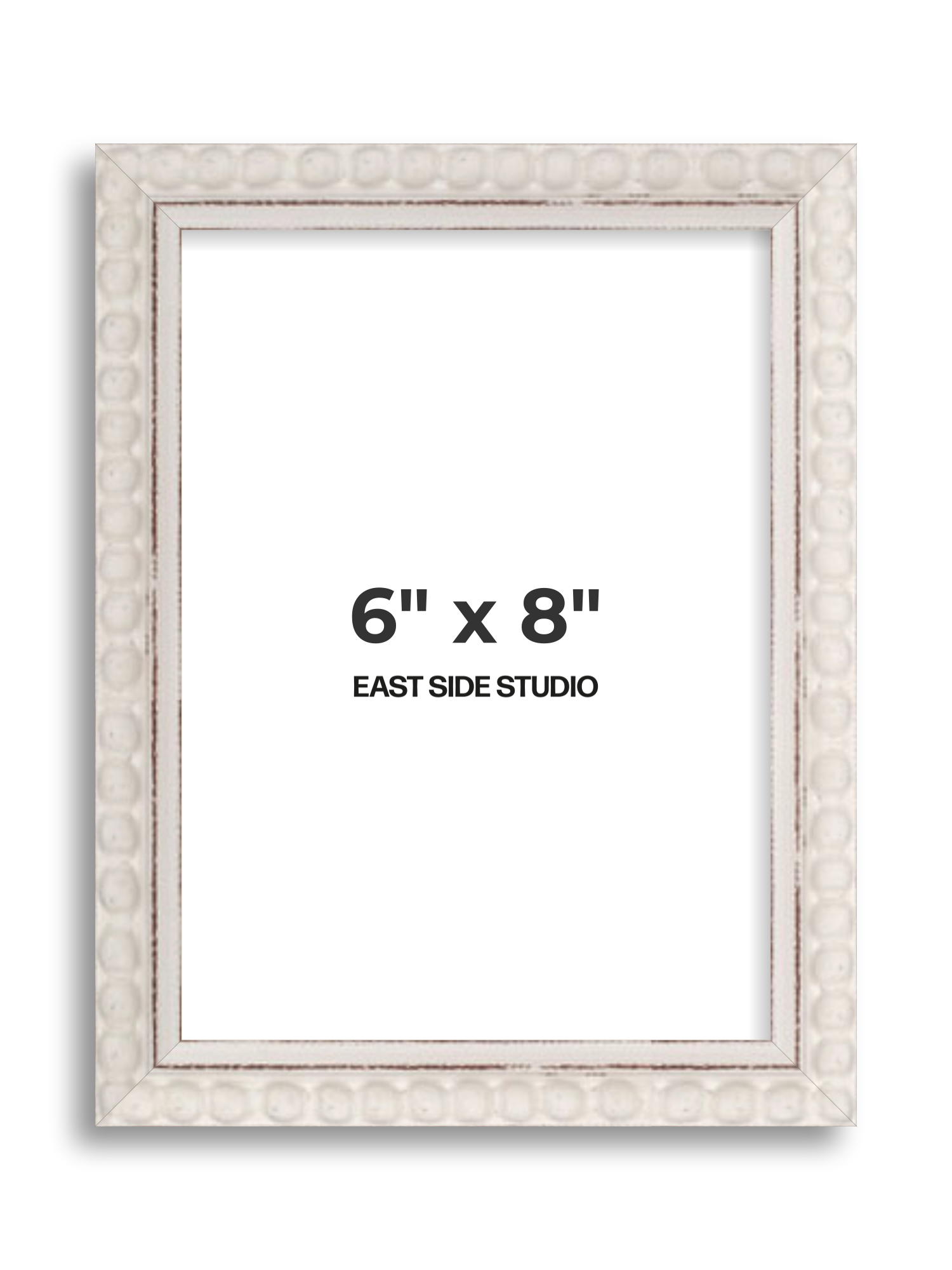 White Bobbin 6" x 8" picture frame