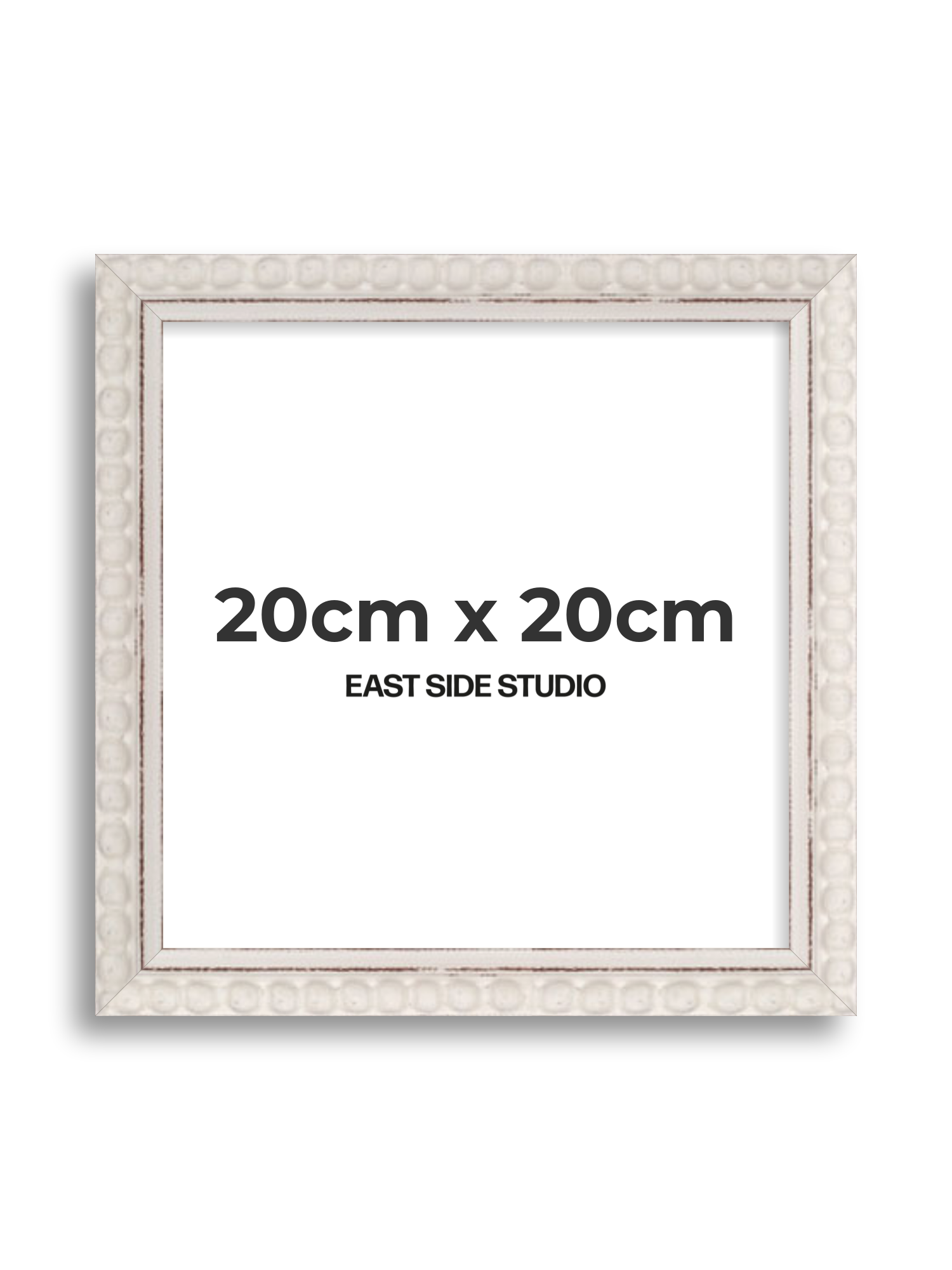White Bobbin 20cm x 20cm picture frame