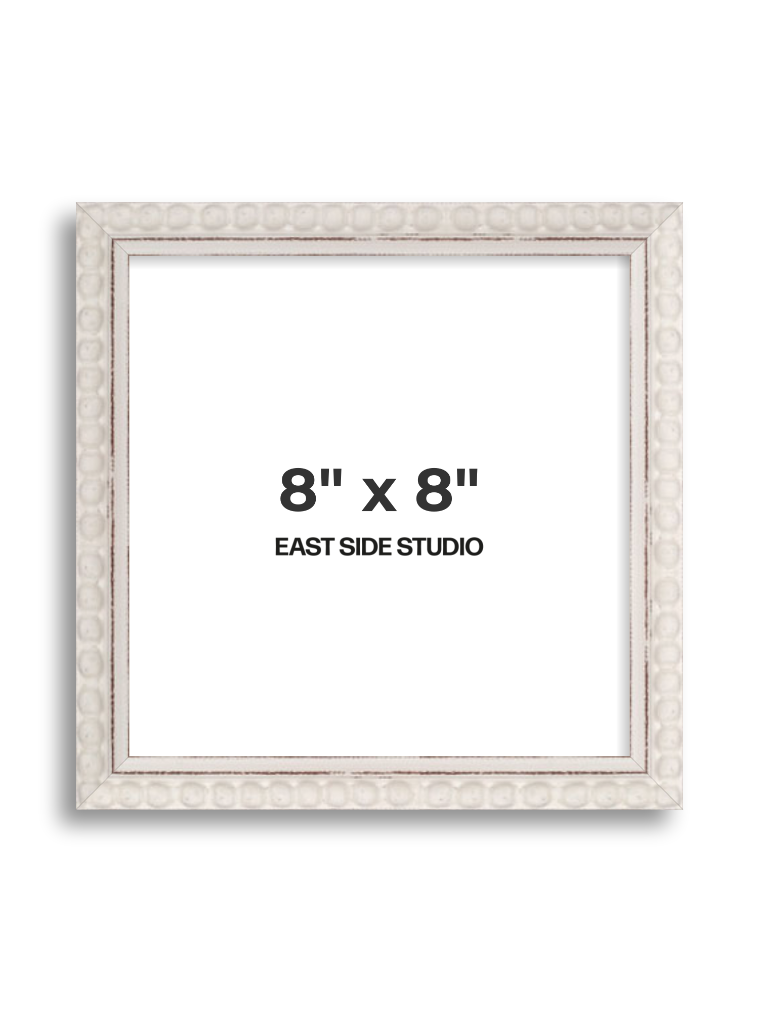 White Bobbin 8" x 8" picture frame