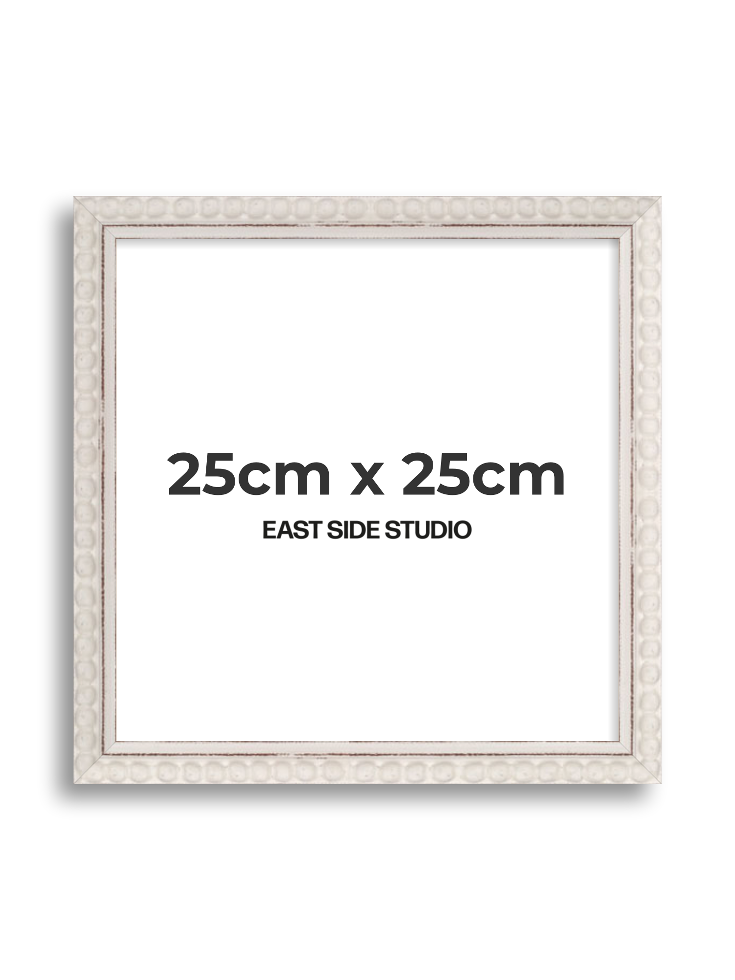 White Bobbin 25cm x 25cm picture frame