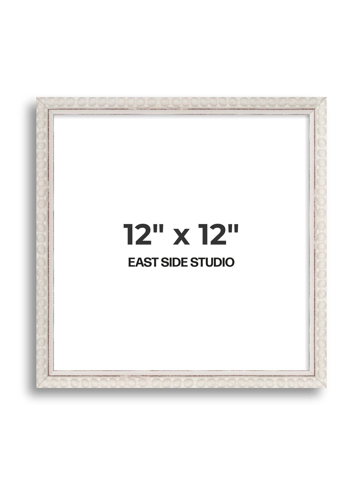 White Bobbin 12" x 12" picture frame