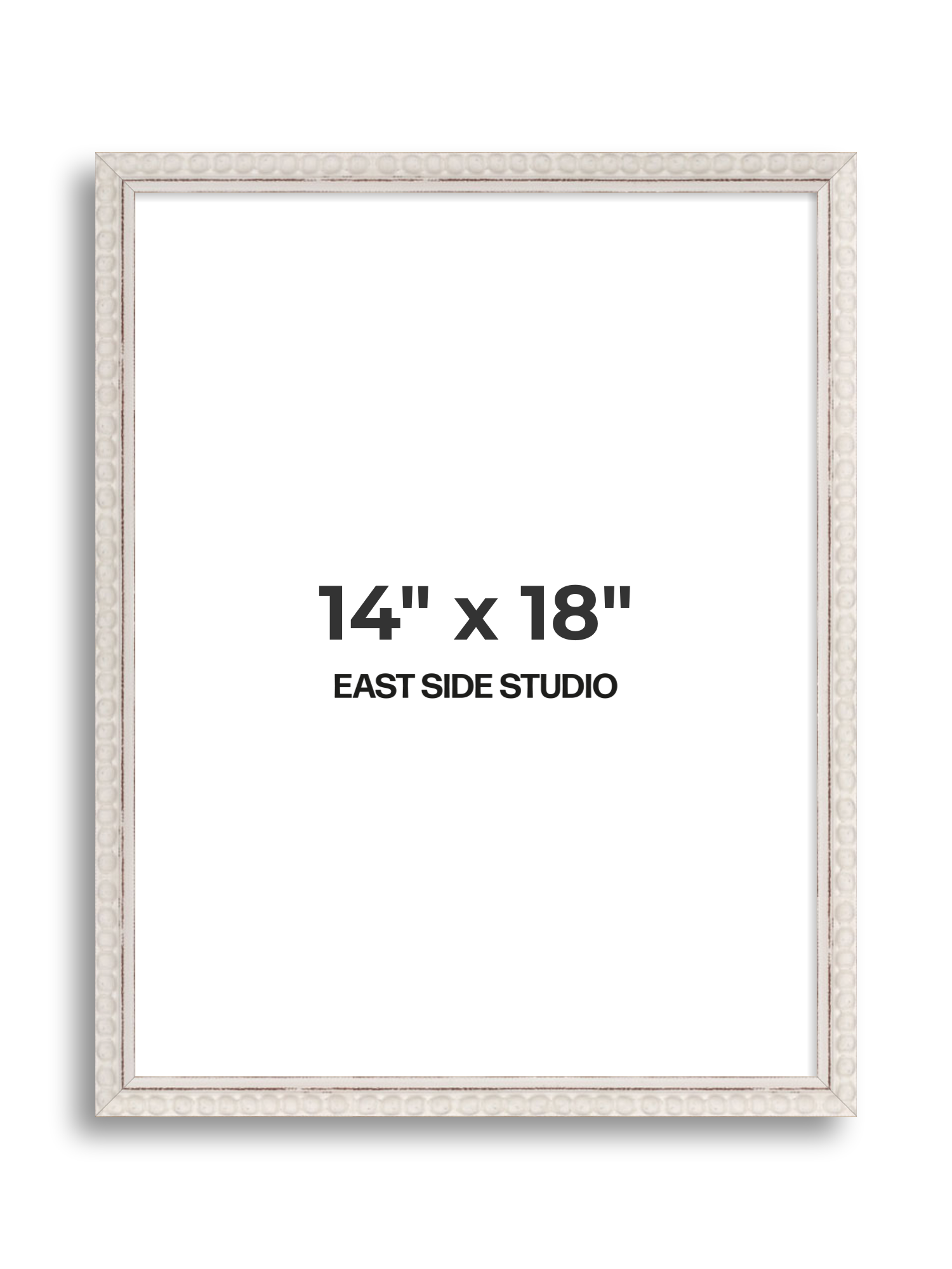 White Bobbin 14" x 18" picture frame