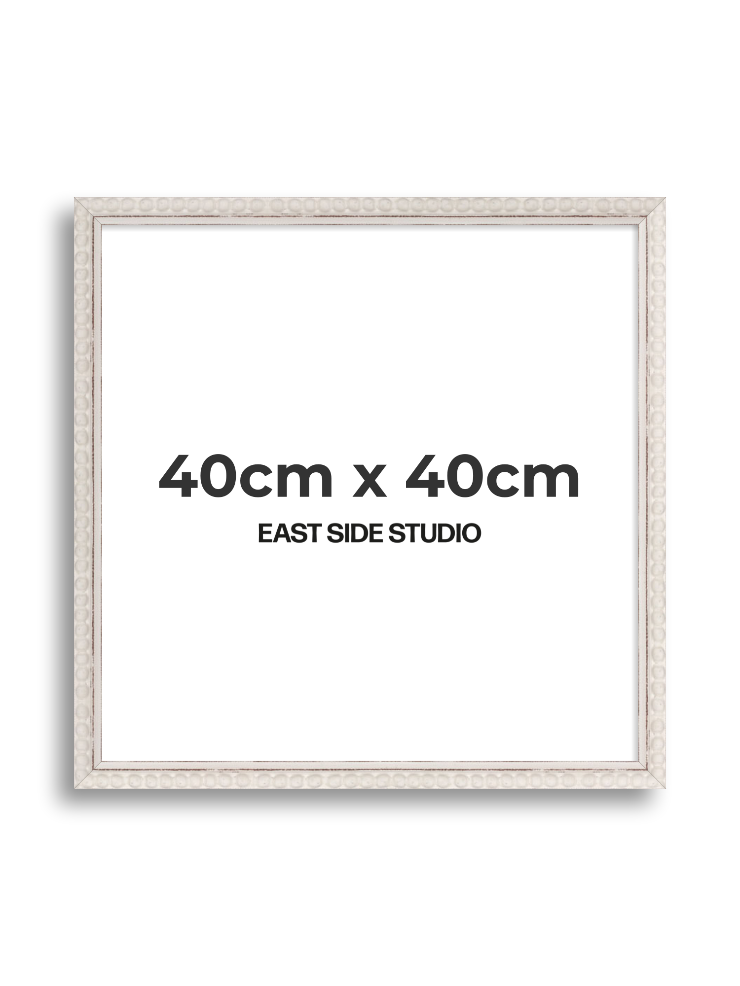 White Bobbin 40cm x 40cm picture frame