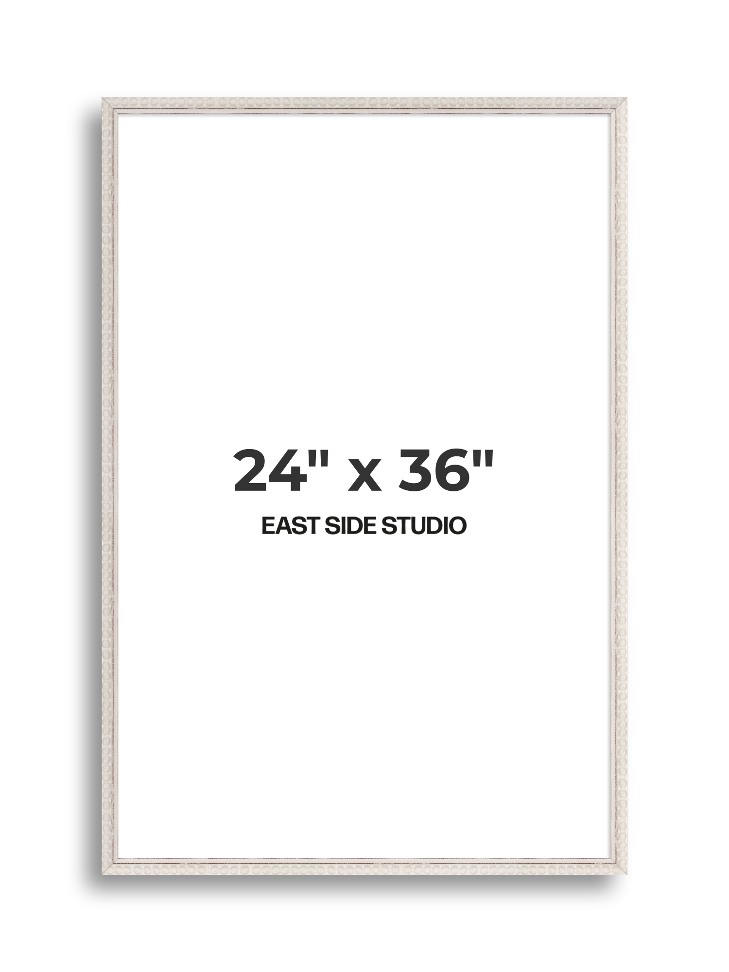 White Bobbin 24" x 36" picture frame