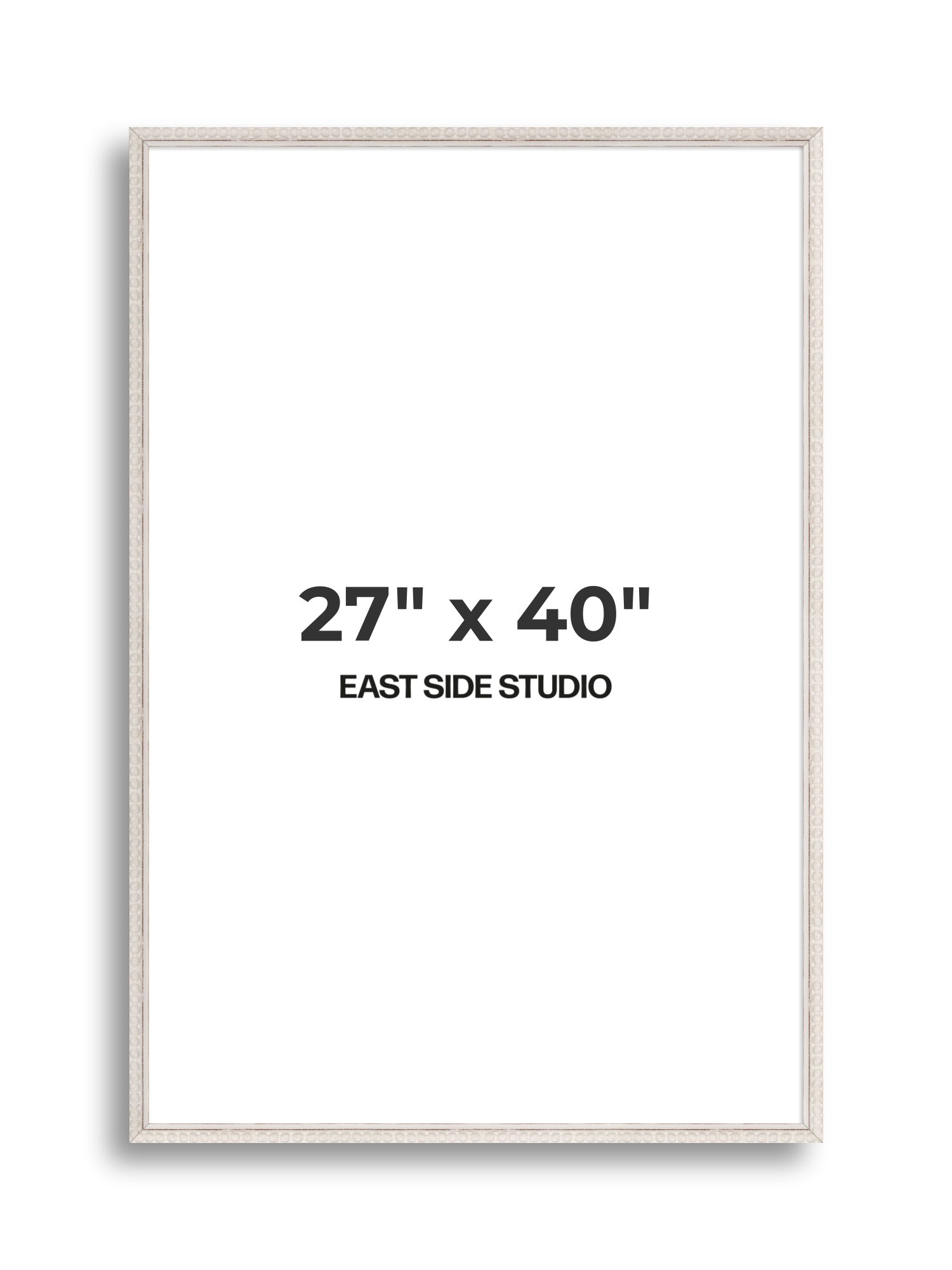 White Bobbin 27" x 40" picture frame