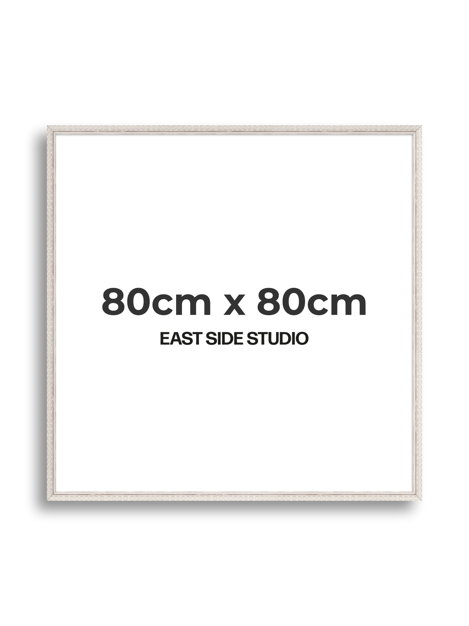 White Bobbin 80cm x 80cm picture frame