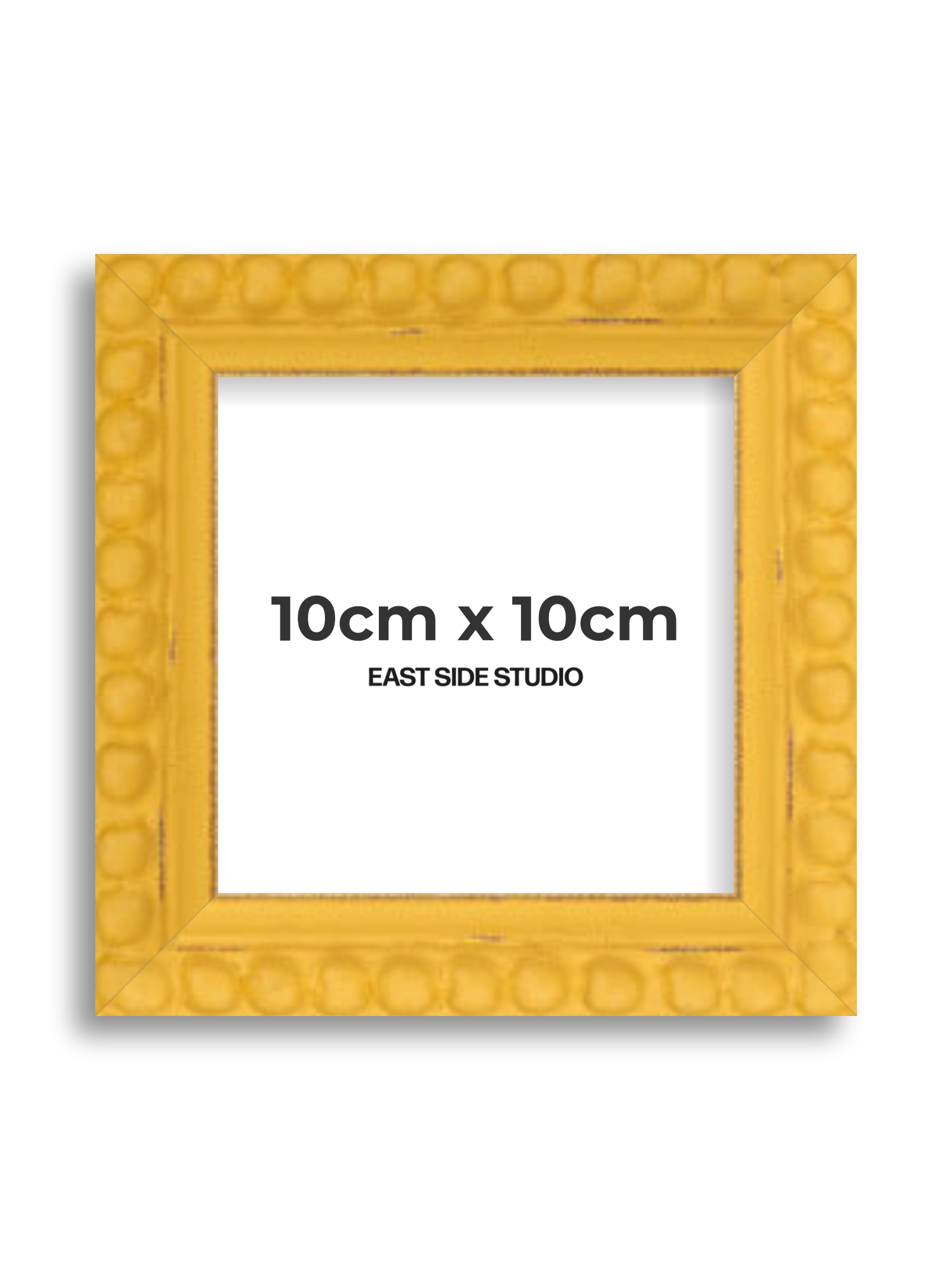 Yellow Bobbin 10cm x 10cm picture frame