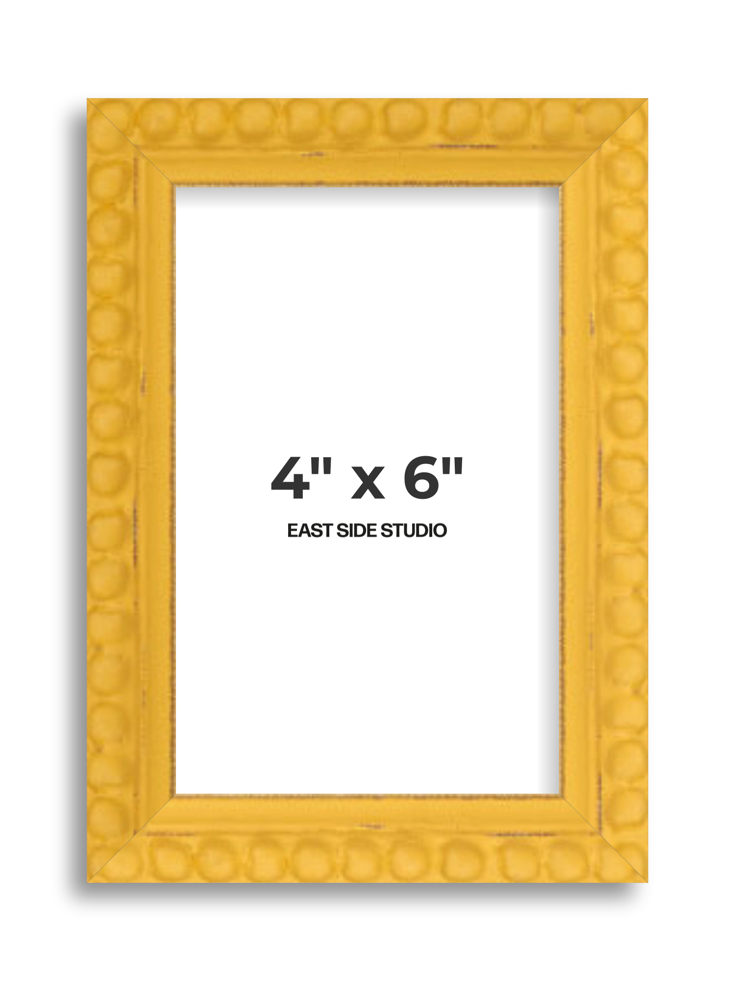 Yellow Bobbin 4" x 6" picture frame