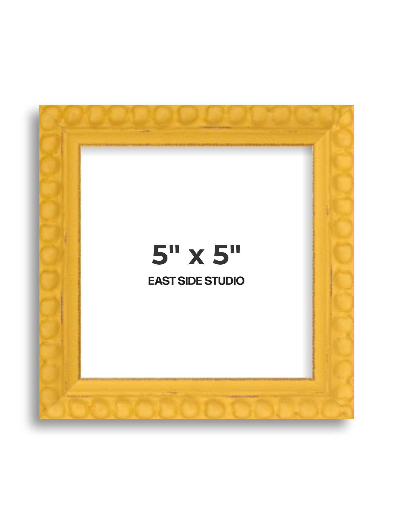 Yellow Bobbin 5" x 5" picture frame