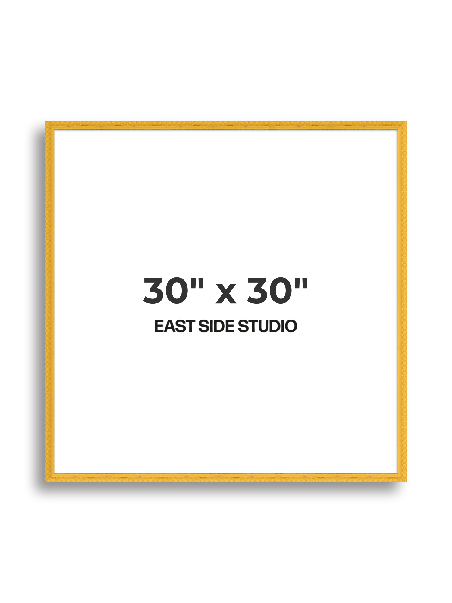 Yellow Bobbin 30" x 30" picture frame