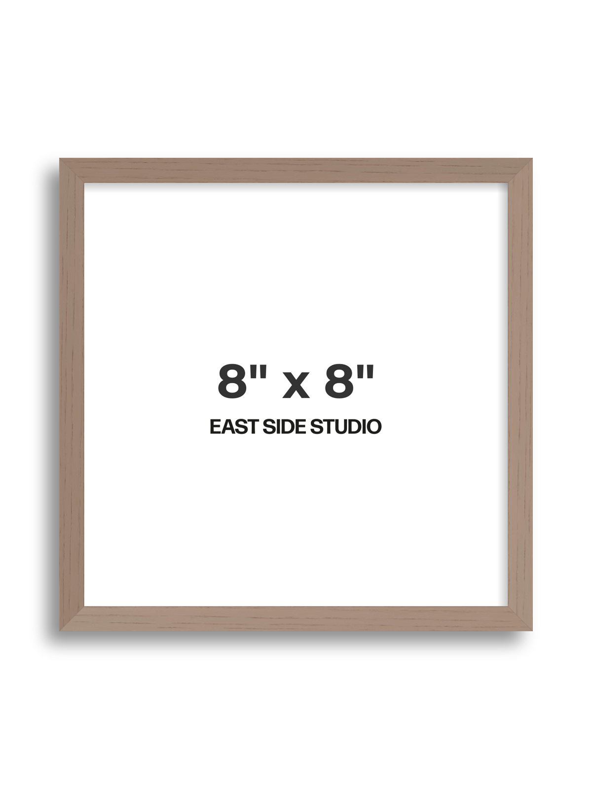 Duo Tone 8" x 8" picture frame