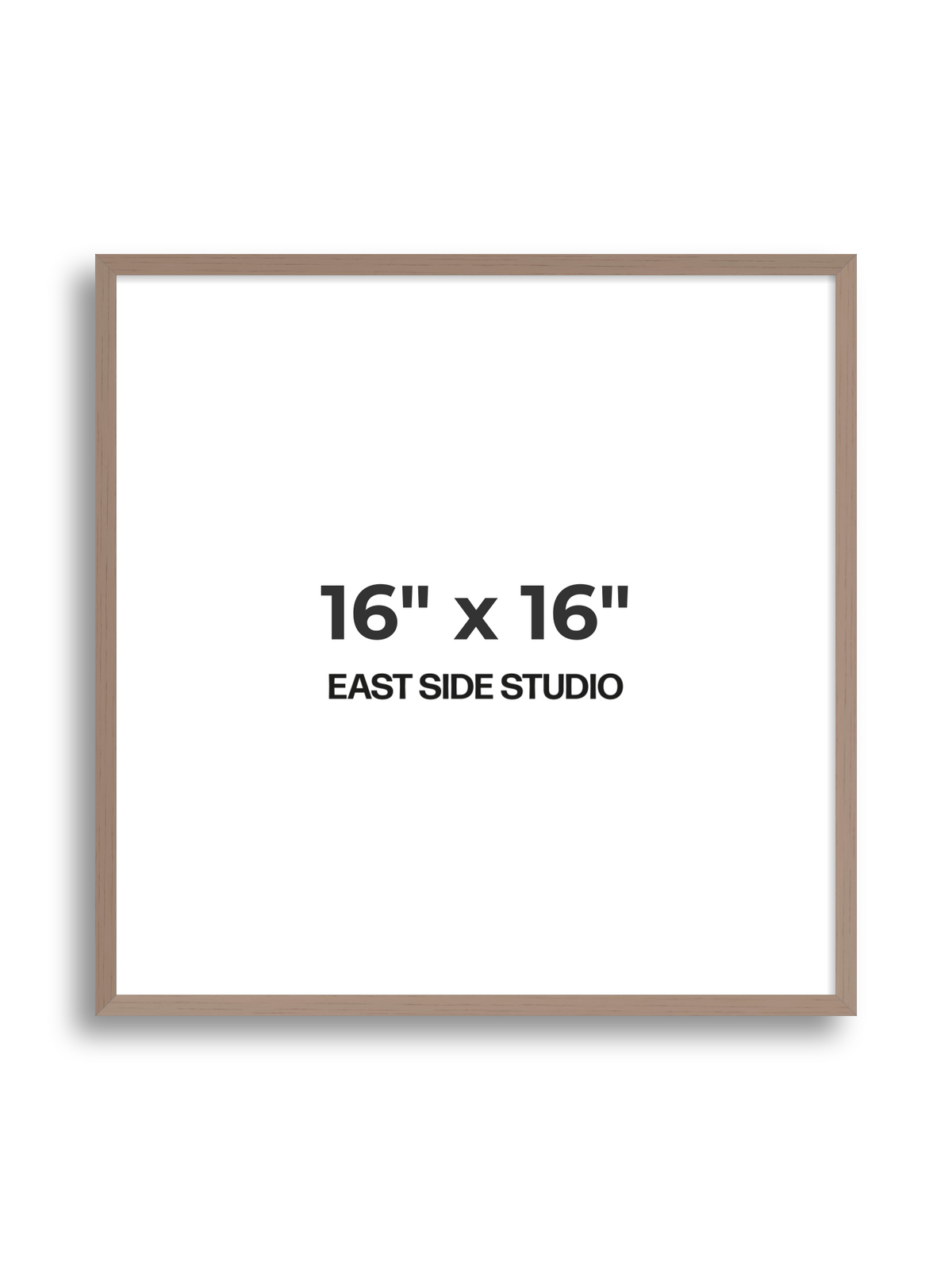 Duo Tone 16" x 16" picture frame