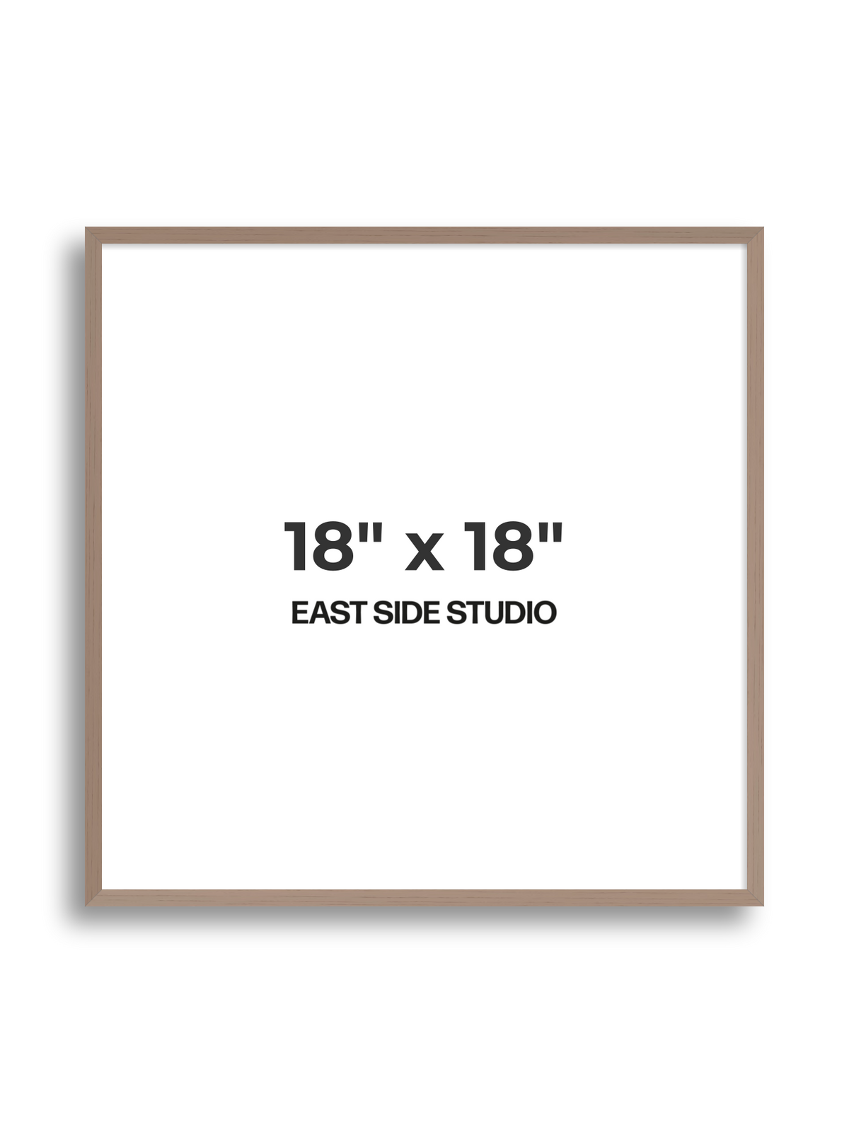 Duo Tone 18" x 18" picture frame