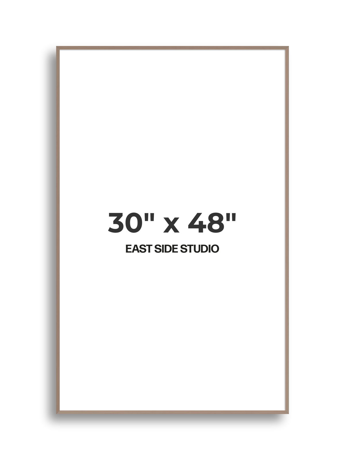 Duo Tone 30" x 48" picture frame