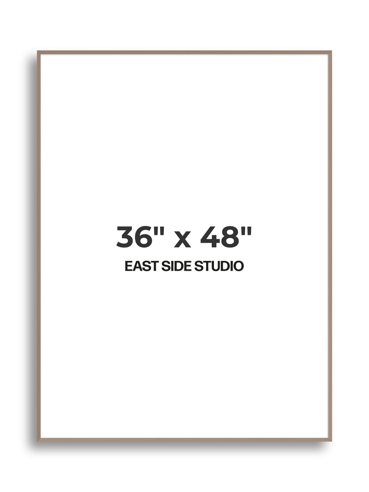 Duo Tone 36" x 48" picture frame