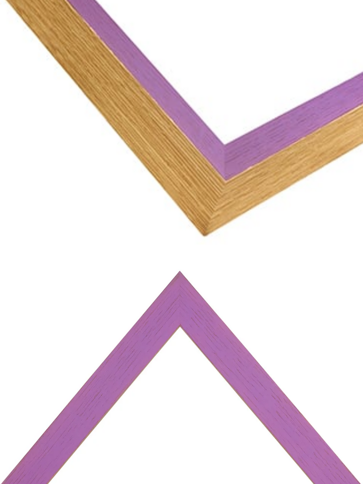 Duo Tone - Lilac picture frame chevron view