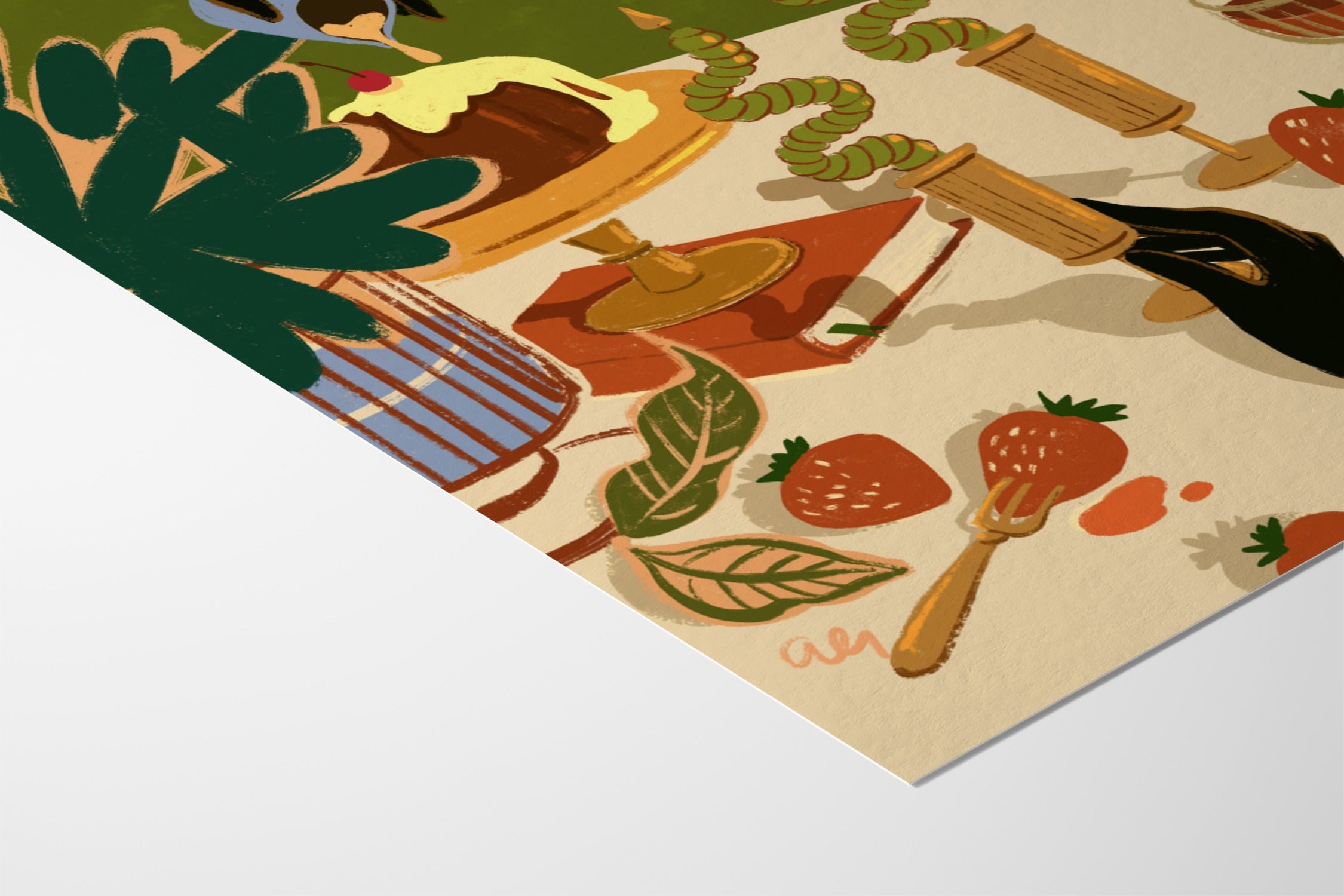 Merry Feast - Arty Guava - Fine Art Paper 200gsm |frame=Fine Art Paper 200gsm|