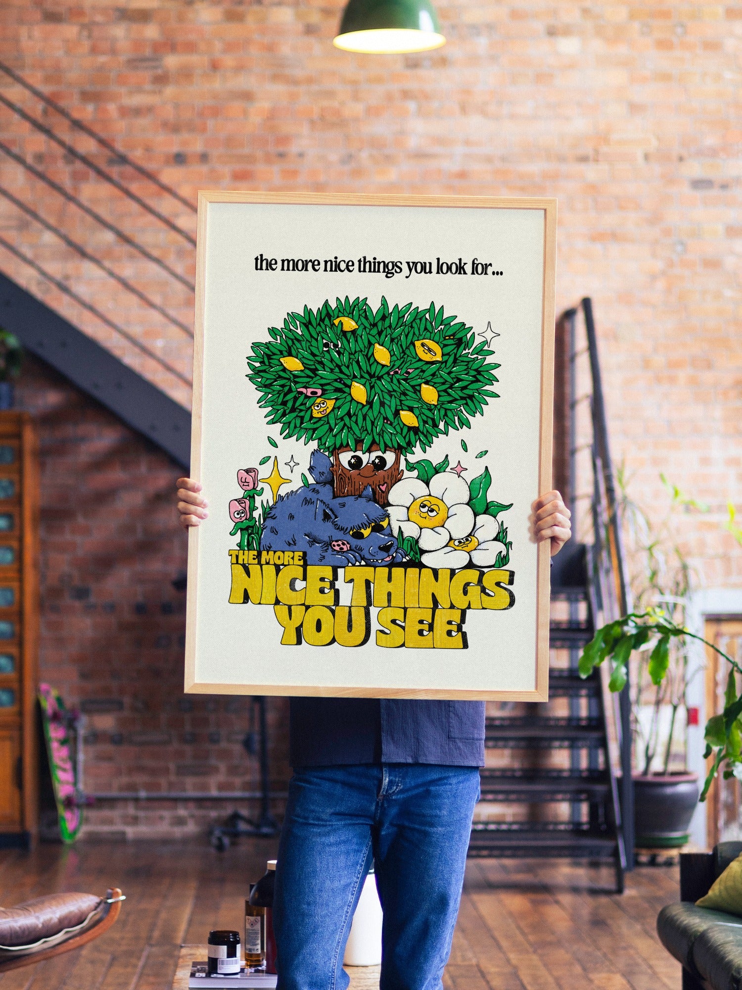 Nice Things You See - My Sunbeam - A1 - Natural Wood Frame |frame=A1 - Natural Wood Frame| |type=lifestyle|