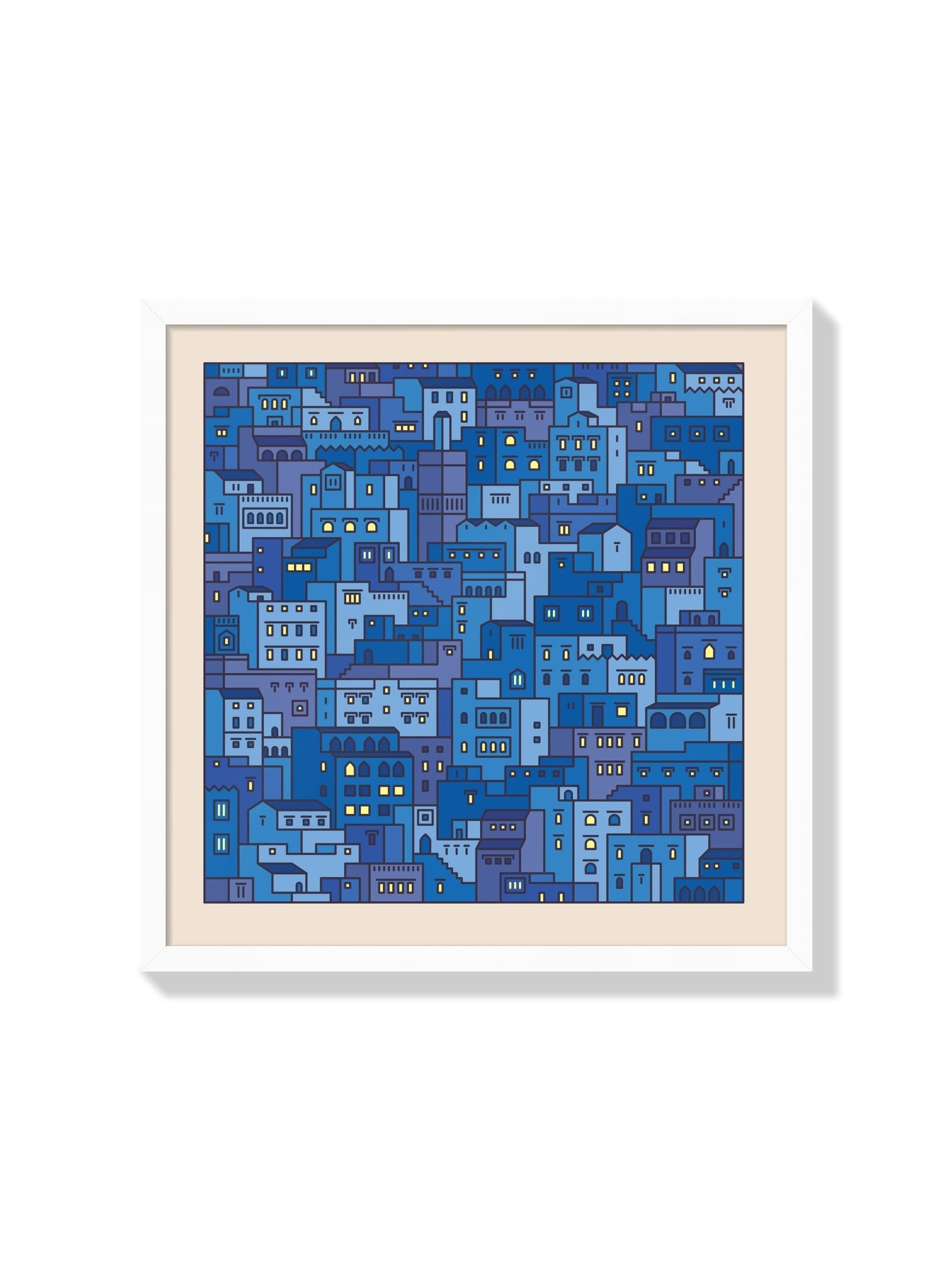 Settlements 04 – Chefchaouen, Morocco - Rick Crane - White Frame |frame=White Frame|