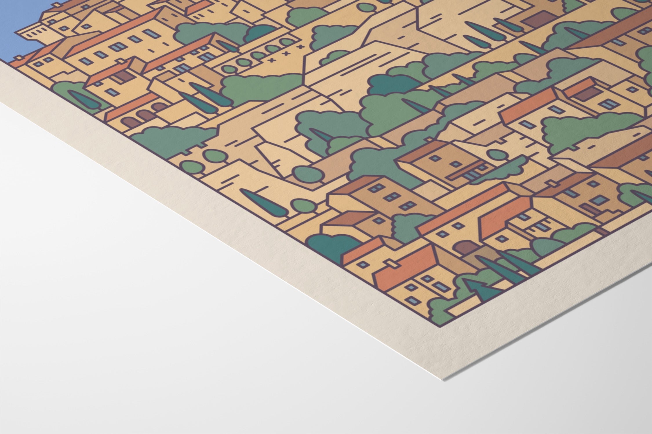 Settlements 12 – Gordes, France - Rick Crane - Fine Art Paper 200gsm |frame=Fine Art Paper 200gsm|