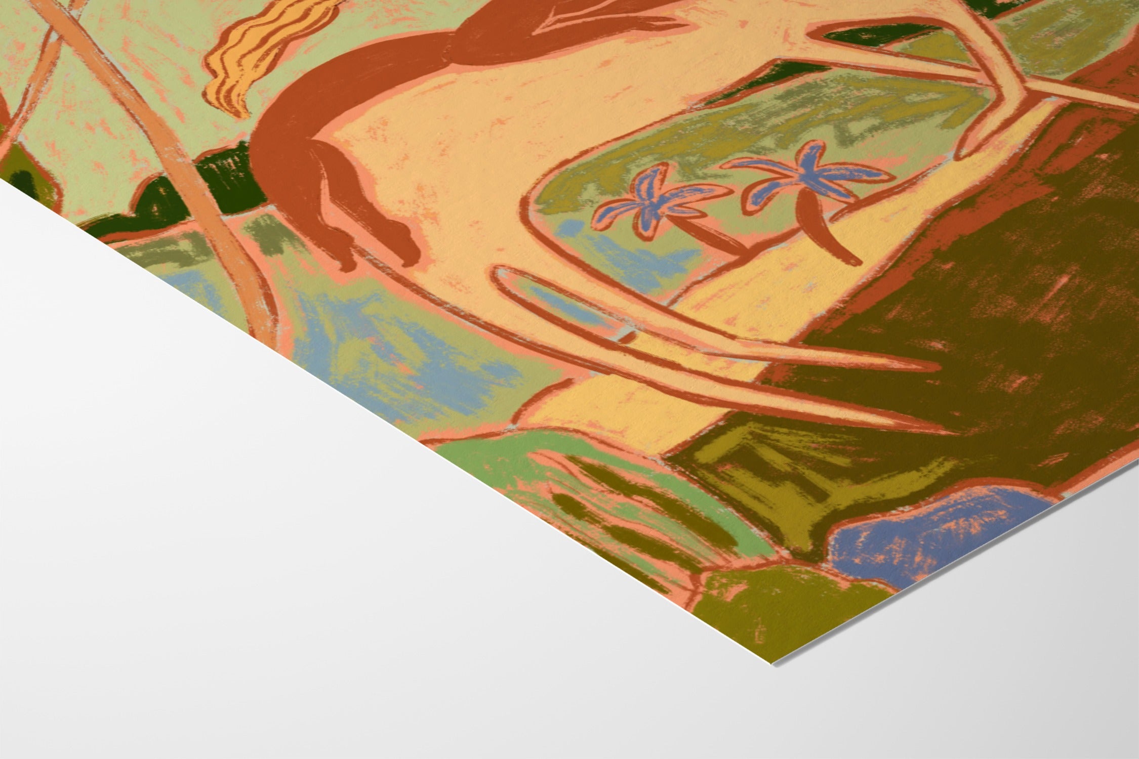 Spirit Horse - Arty Guava - Fine Art Paper 200gsm |frame=Fine Art Paper 200gsm|