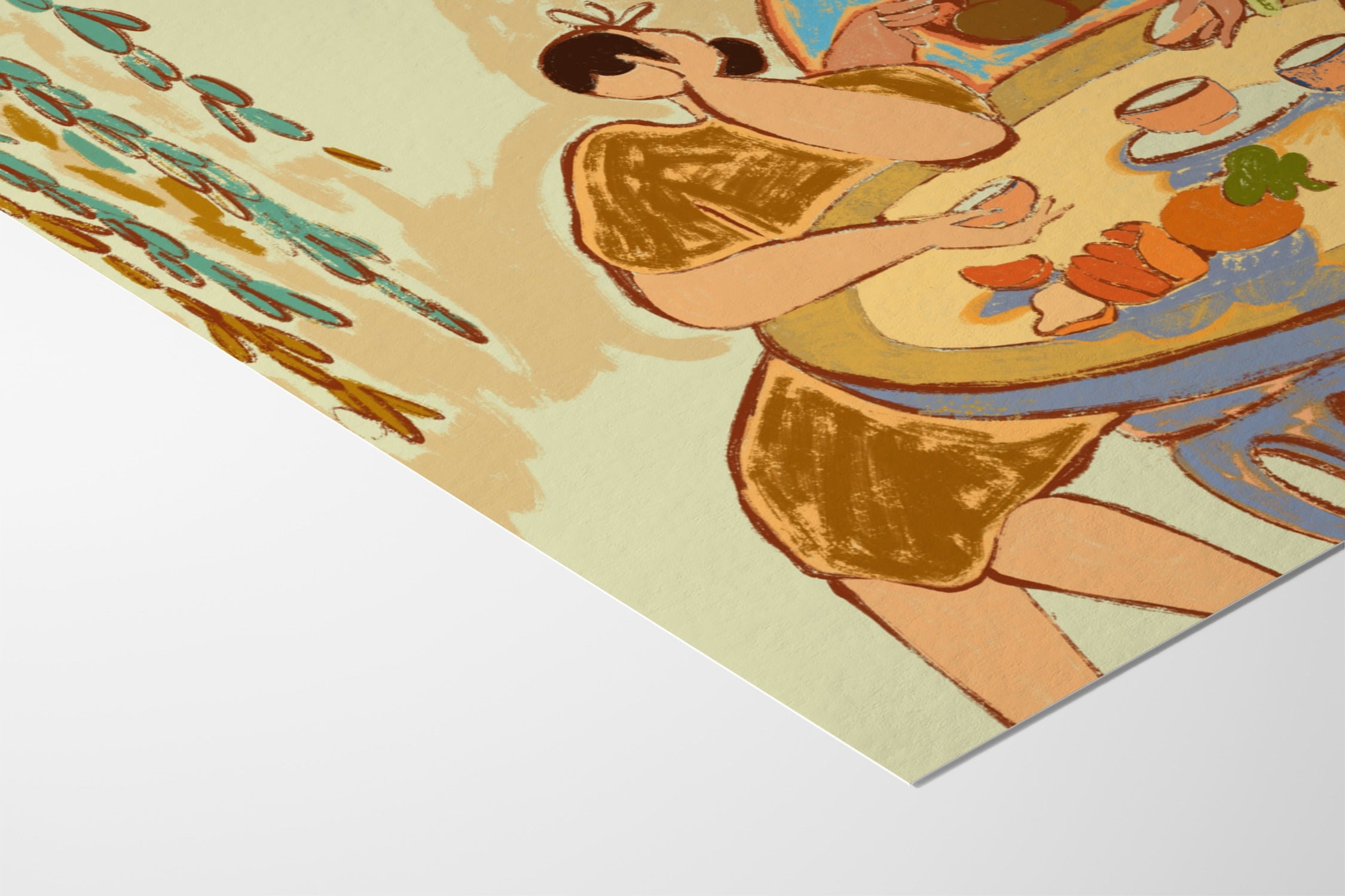 Tea Ceremony - Arty Guava - Fine Art Paper 200gsm |frame=Fine Art Paper 200gsm|