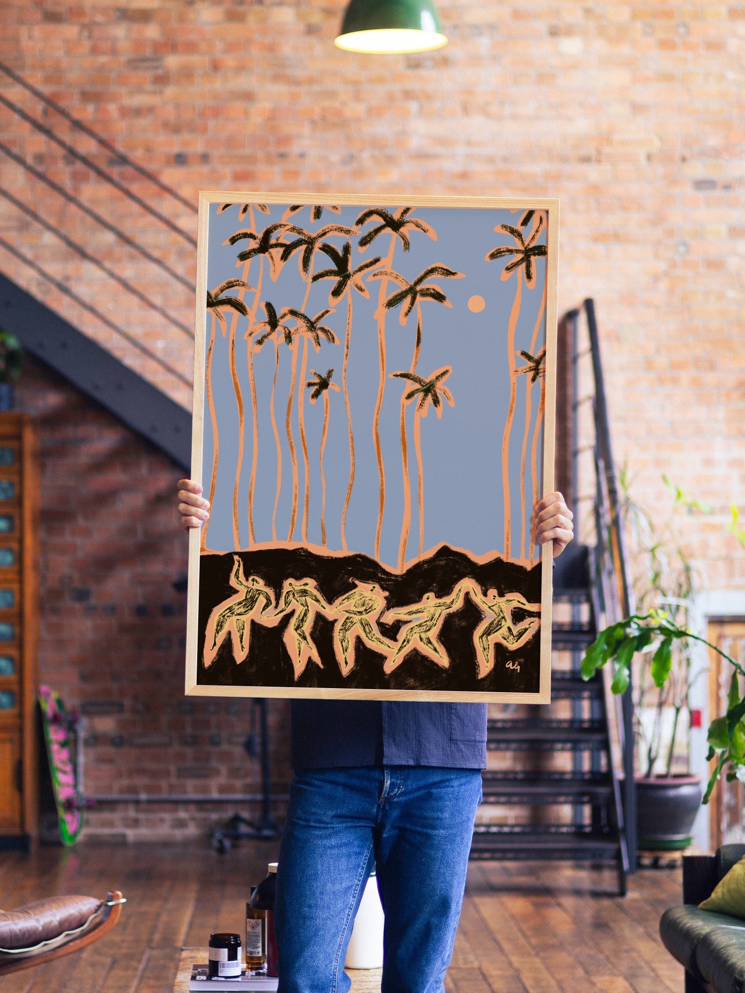 The Dance of Nature - Arty Guava - A1 - Natural Wood Frame |frame=A1 - Natural Wood Frame| |type=lifestyle|