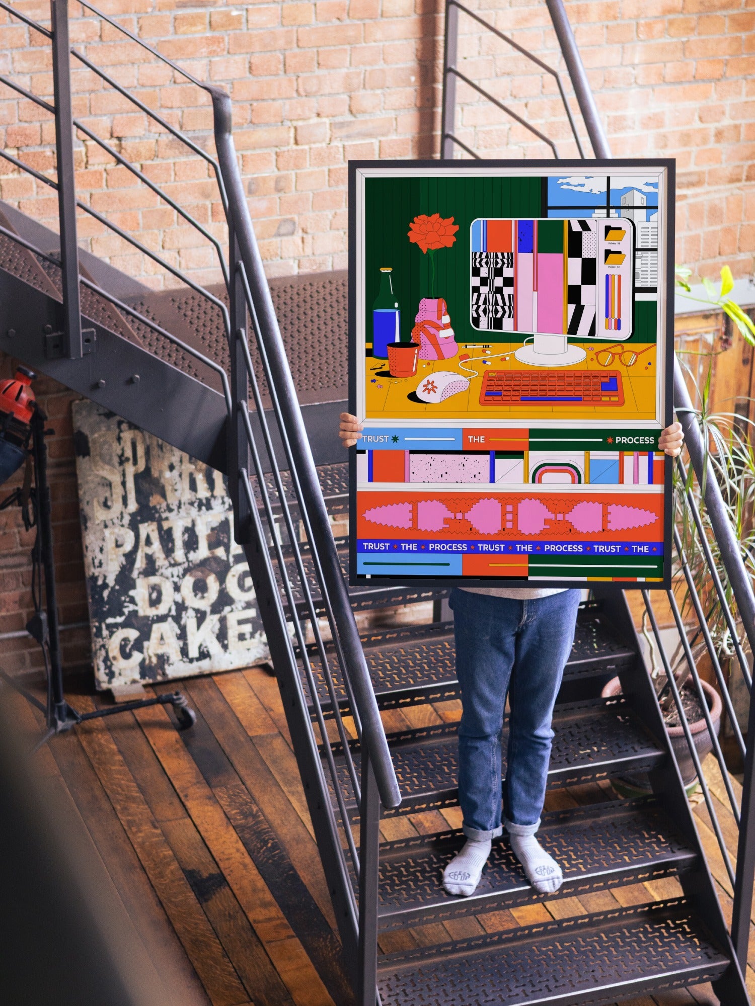 The Process - Vladimir Hadžić - 30" x 40" Frame |frame=30" x 40" Frame| |type=lifestyle|