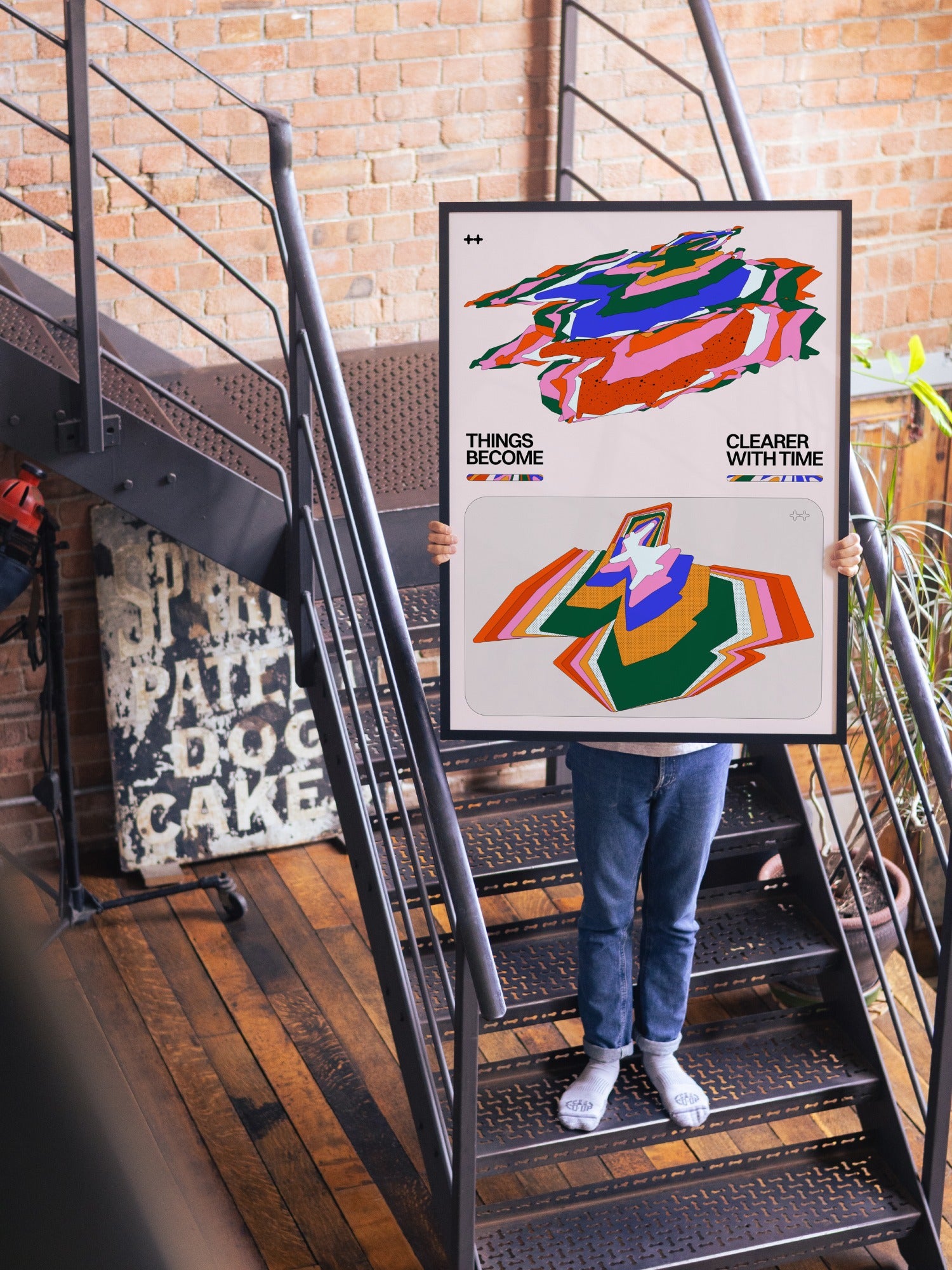 Things Become Clearer With Time - Vladimir Hadžić - 30" x 40" Frame |frame=30" x 40" Frame| |type=lifestyle|