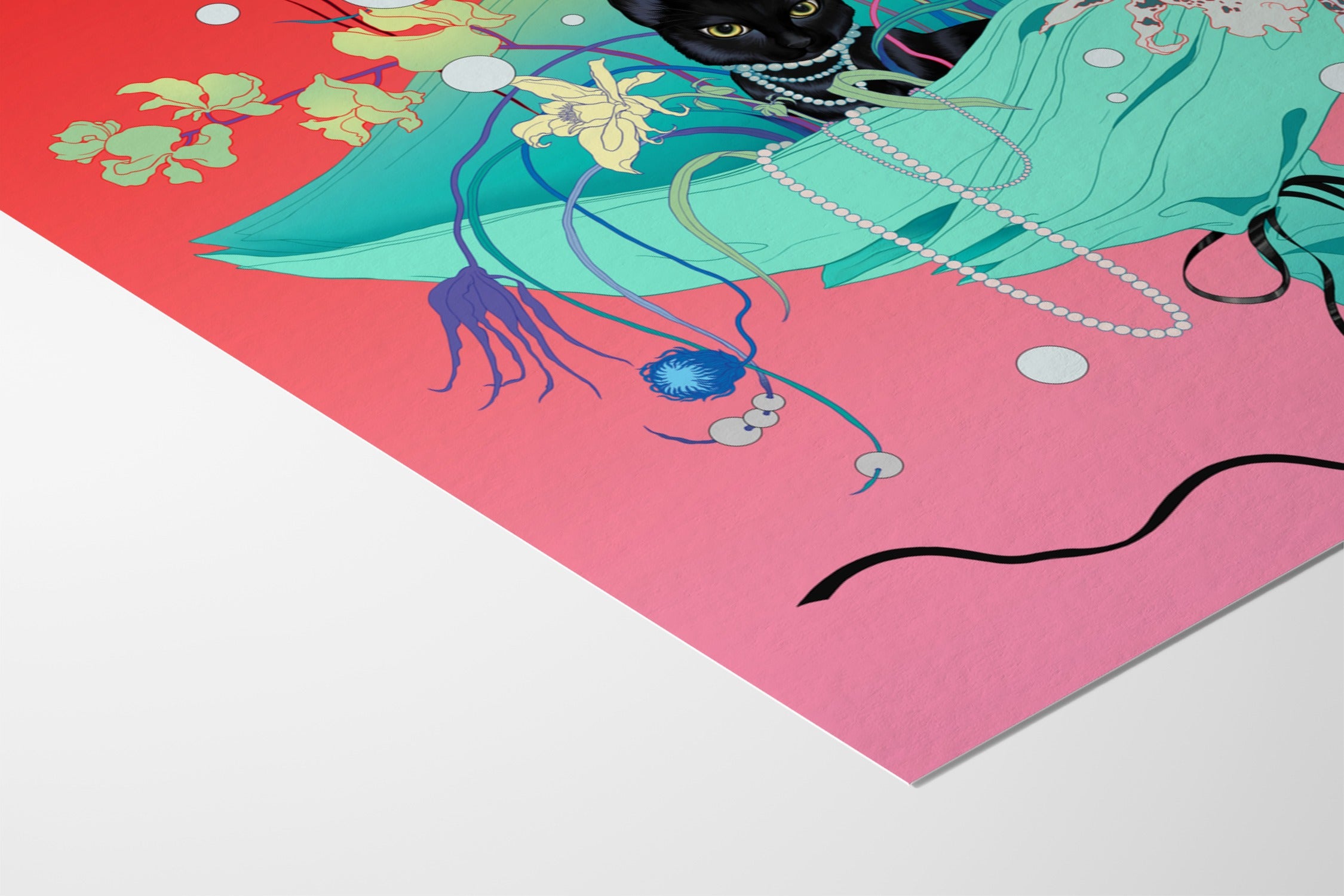 Treasure Cat - Toma Nguyễn - Fine Art Paper 200gsm |frame=Fine Art Paper 200gsm|