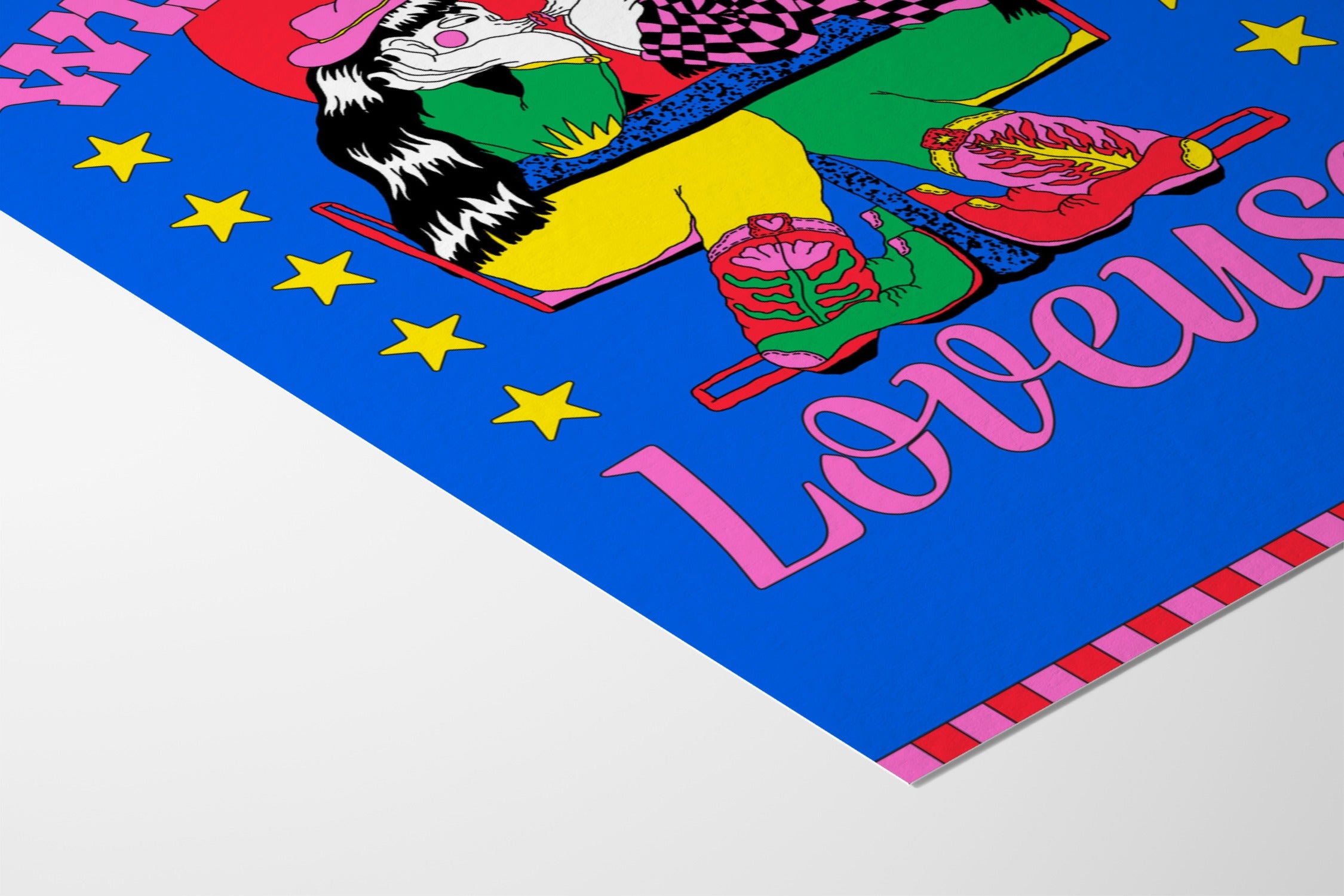 WILD WEST LOVEUSES - Justine Jossart - Fine Art Paper 200gsm |frame=Fine Art Paper 200gsm|