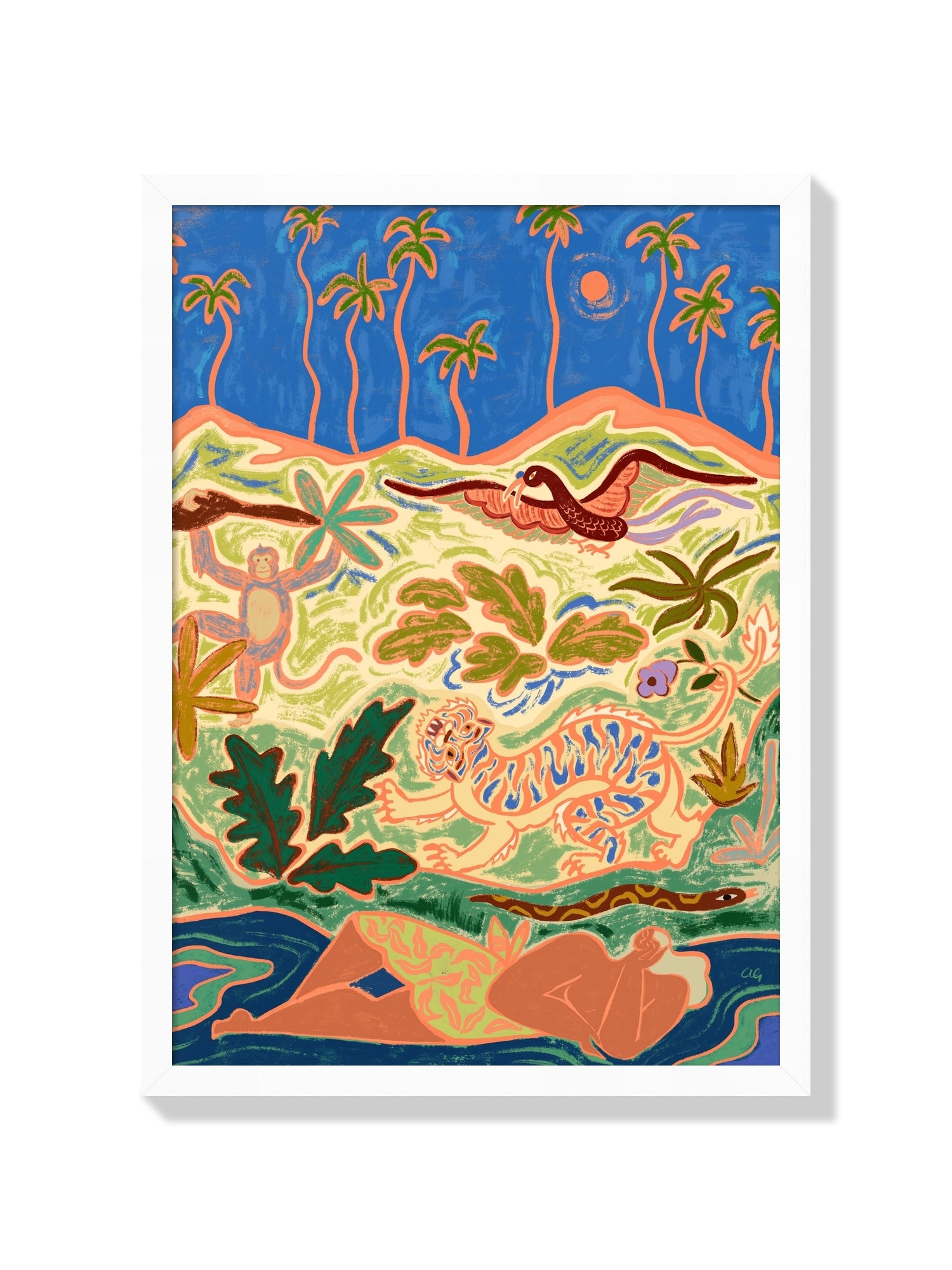 Wild World - Arty Guava - White Frame |frame=White Frame|