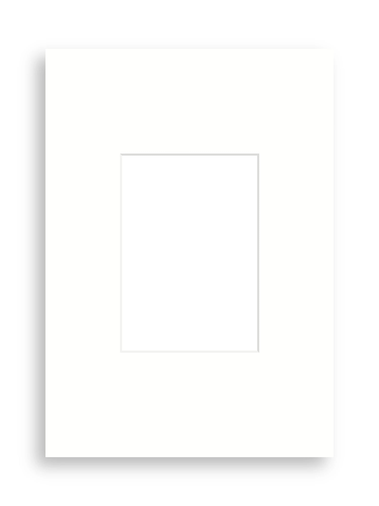 A1 picture mount board for A3 artwork in Snow White