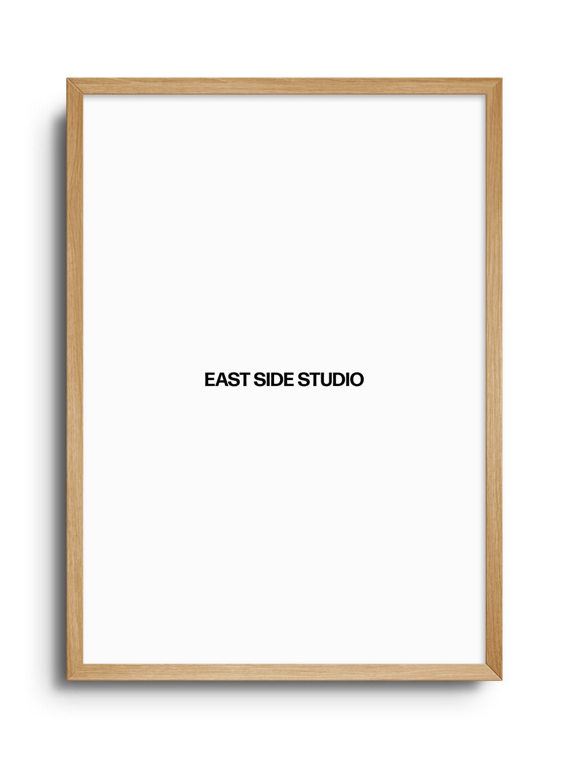 Natural Wood - Premium Wooden Picture Frame with slim profile showcasing warm grain of sustainably sourced Obeche timber.