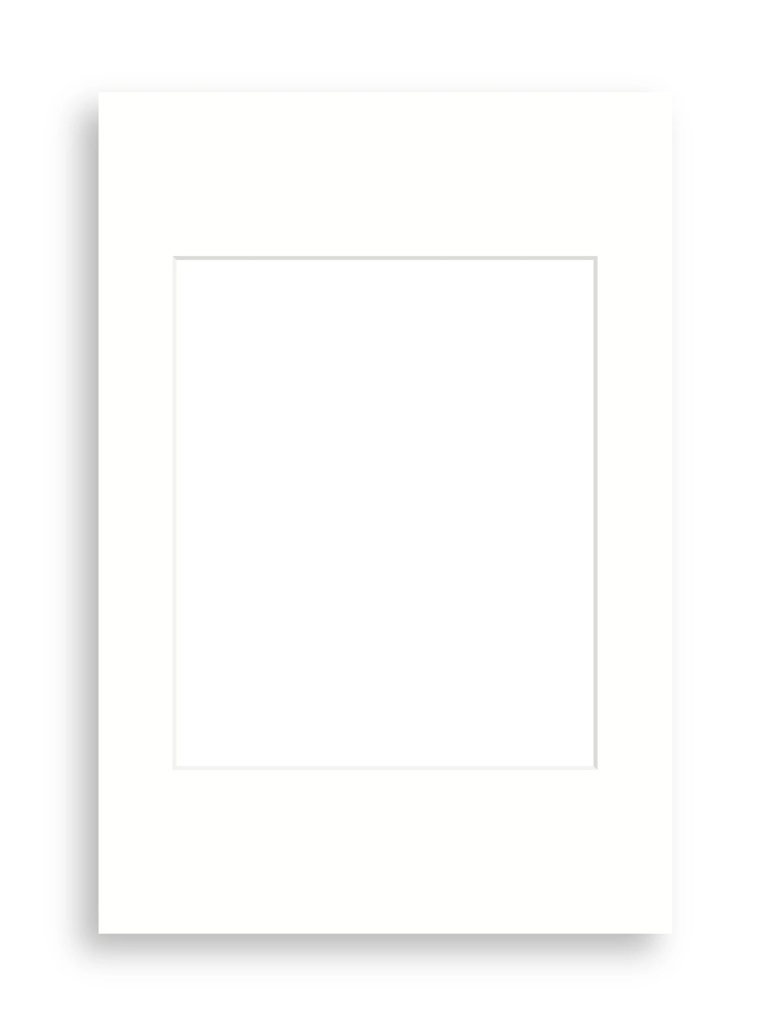 A3 Plus picture mount board for 10×12" artwork in Snow White