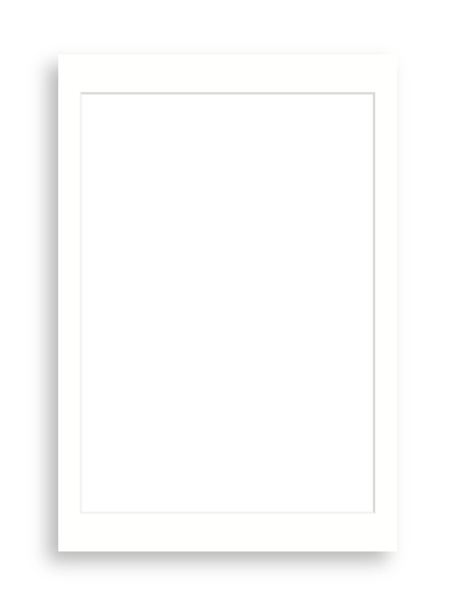 A3 Plus picture mount board for A3 artwork in Snow White