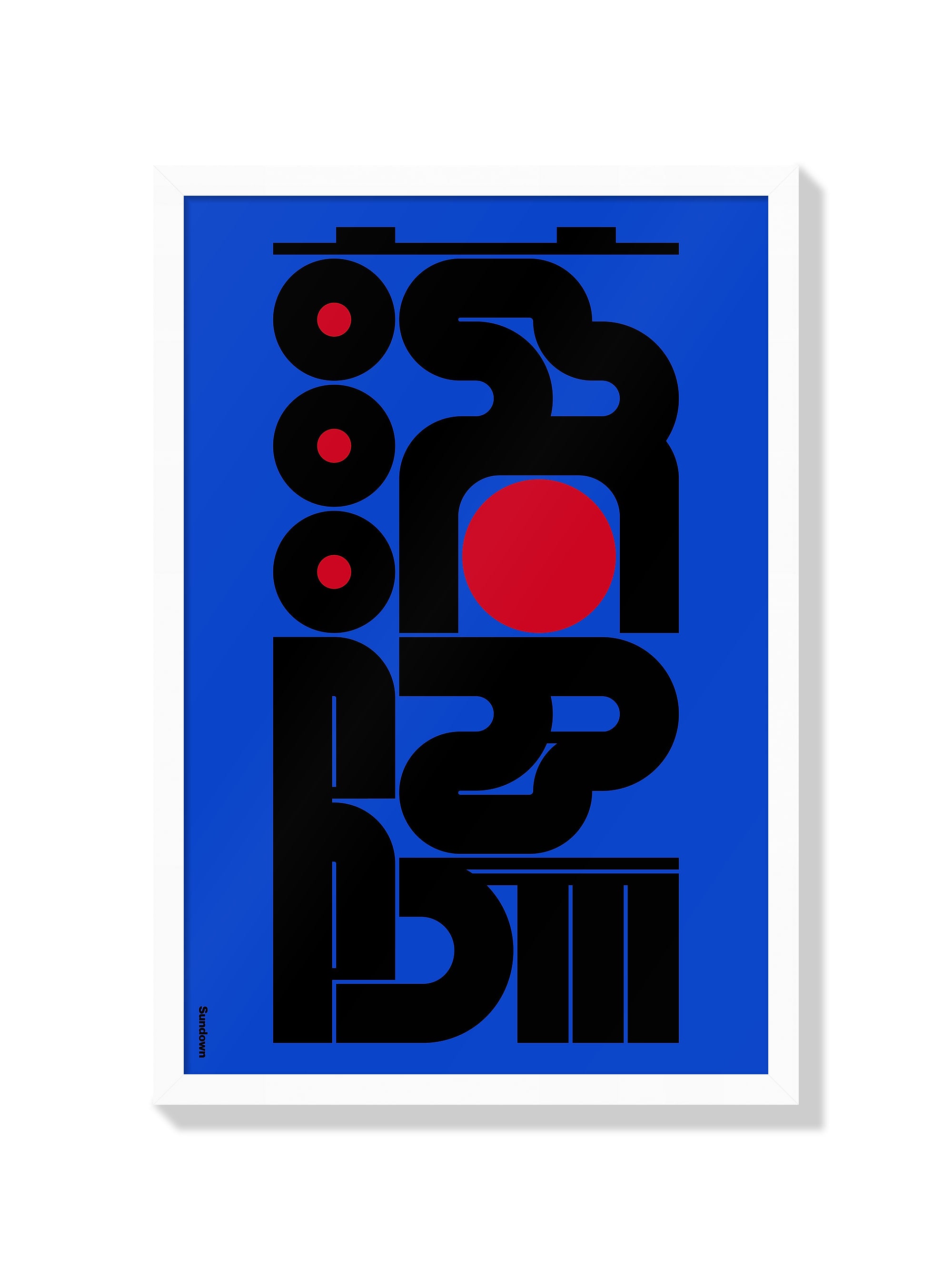 落陽#1 (Sundown) - Kenichi Minami - White Frame |frame=White Frame|