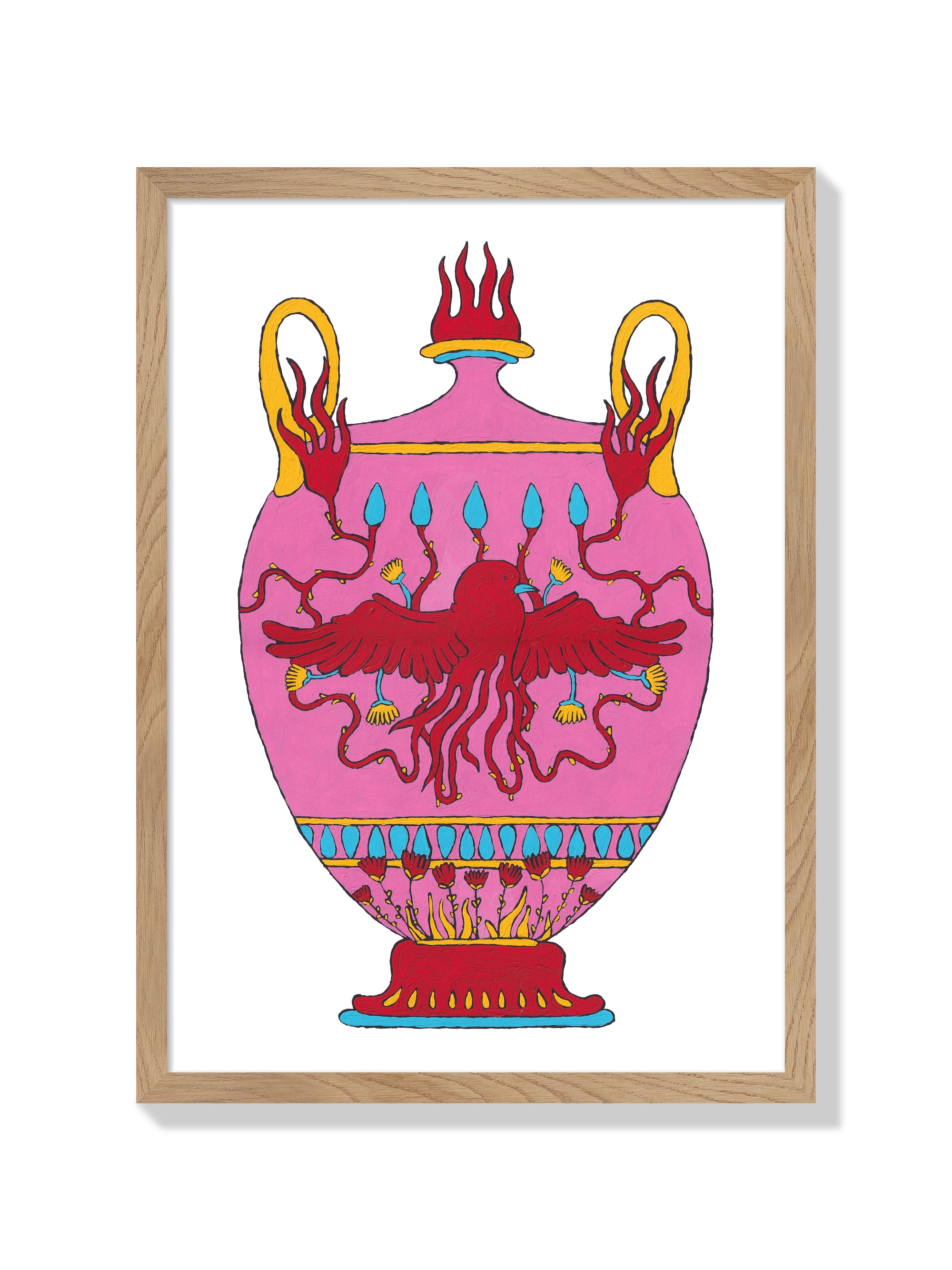 Rising in Flames - Maria Barrera - Natural Frame |frame=Natural Frame|