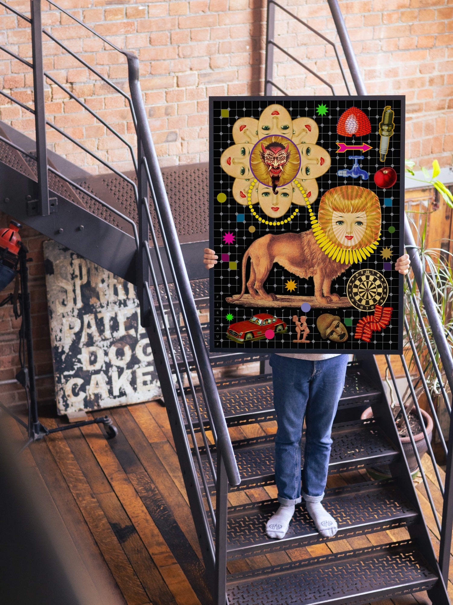 LIONESS - Louis Fishauf - 30x40_Black_290626 |type=lifestyle|