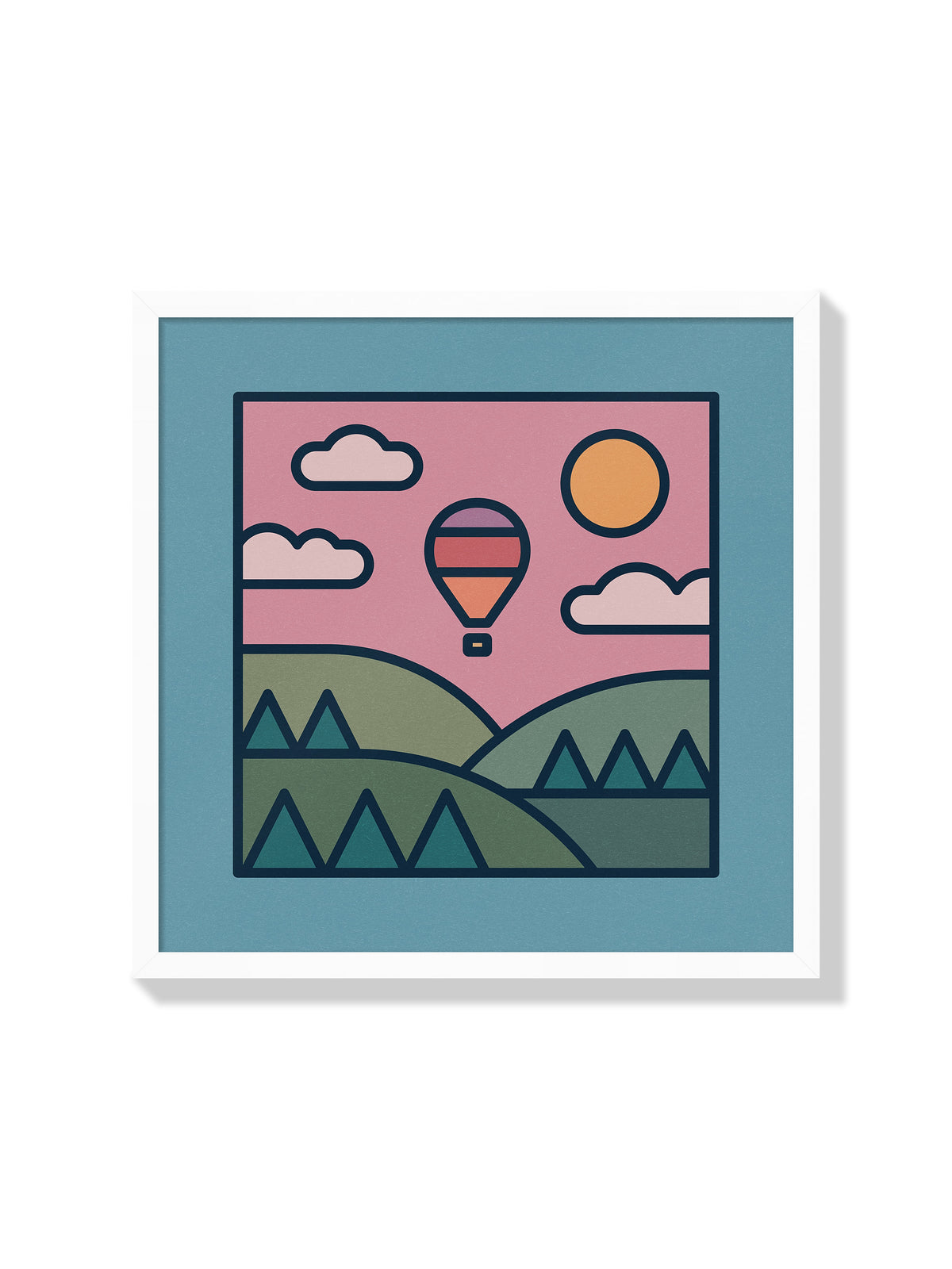 The Balloon Ride (Miniscape 03) - Rick Crane - White Frame |frame=White Frame|