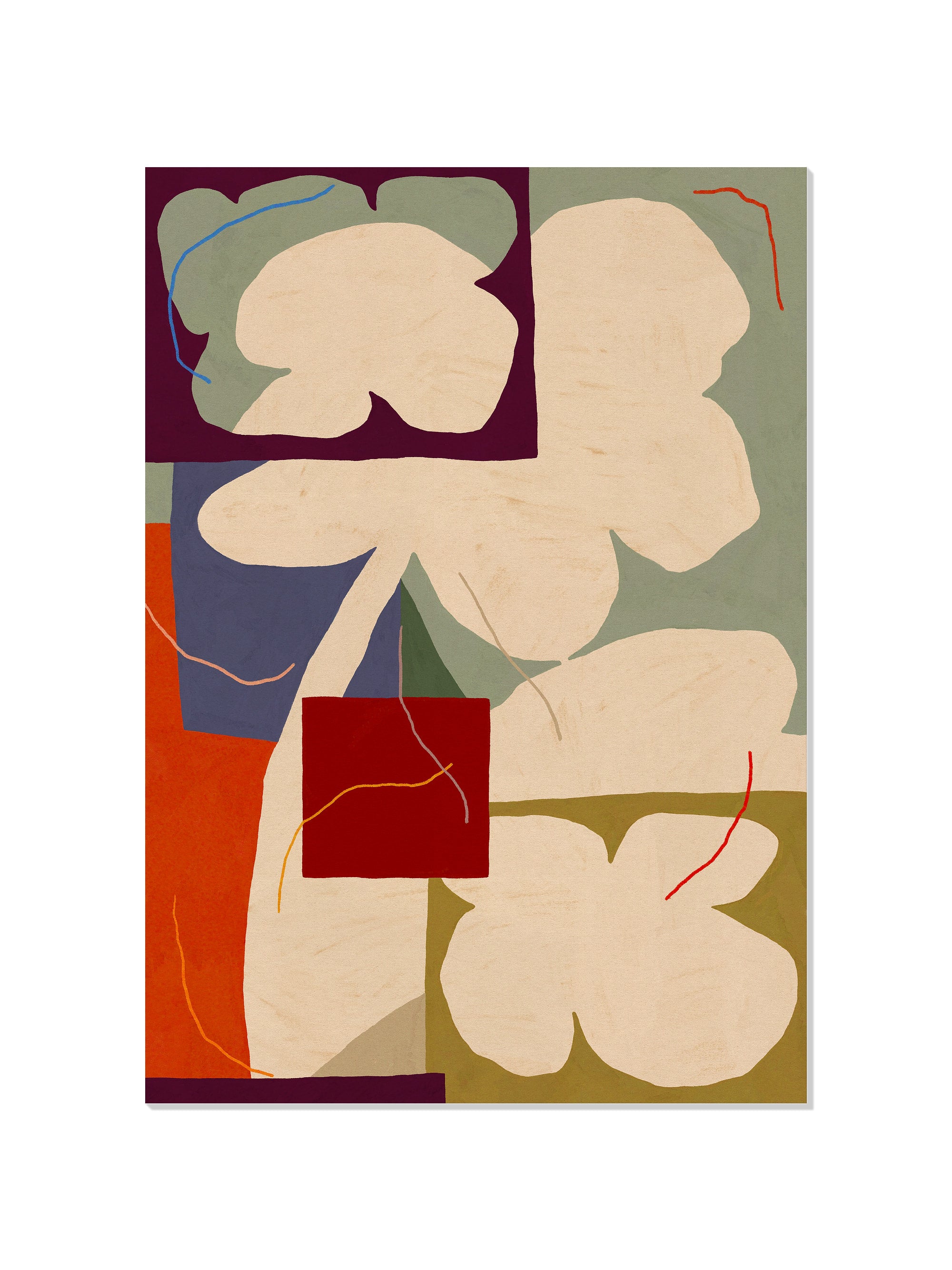 Abstract Flower (ii) - Sophie Deller - Unframed |frame=Unframed|