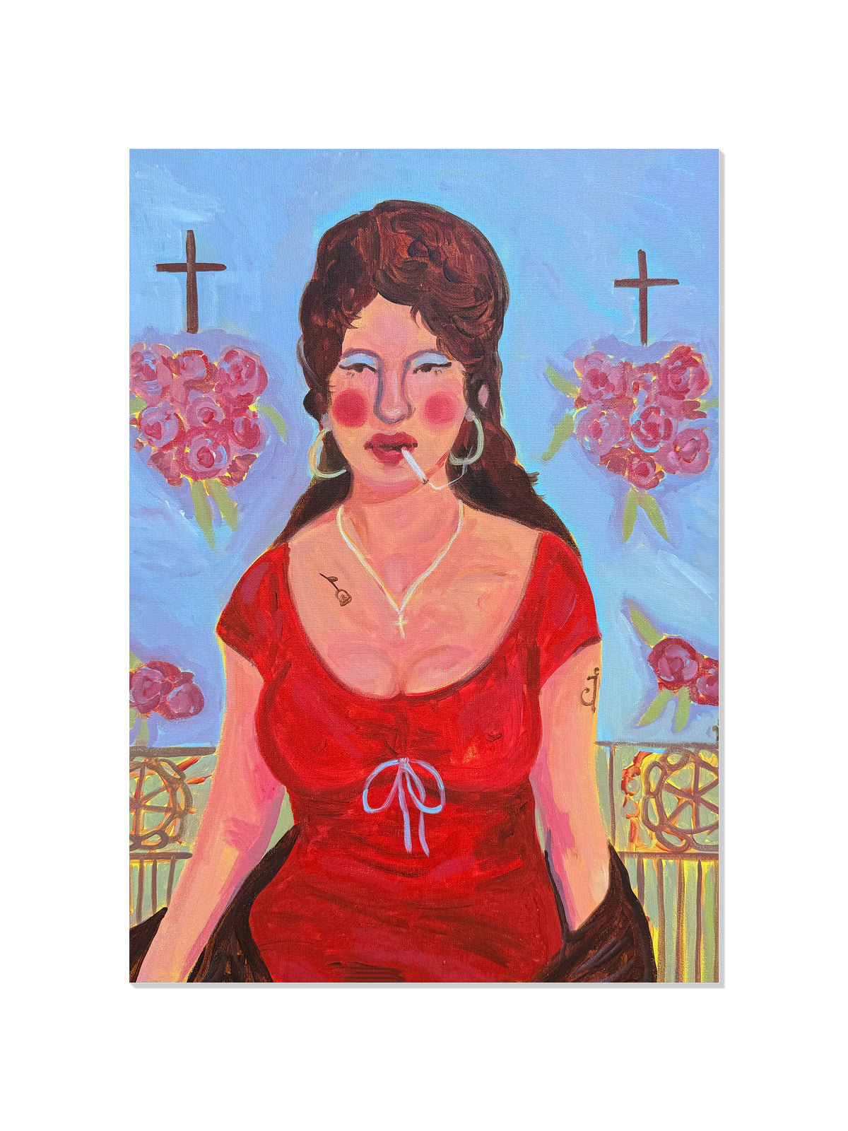 The Bigger The Hair The Closer To Jesus - Scared of Moths - Unframed |frame=Unframed|