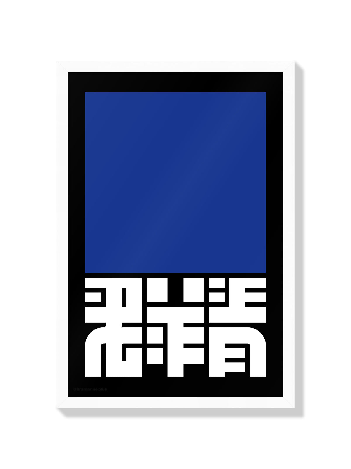 群青#2 (Ultramarine Blue) - Kenichi Minami - White Frame |frame=White Frame|