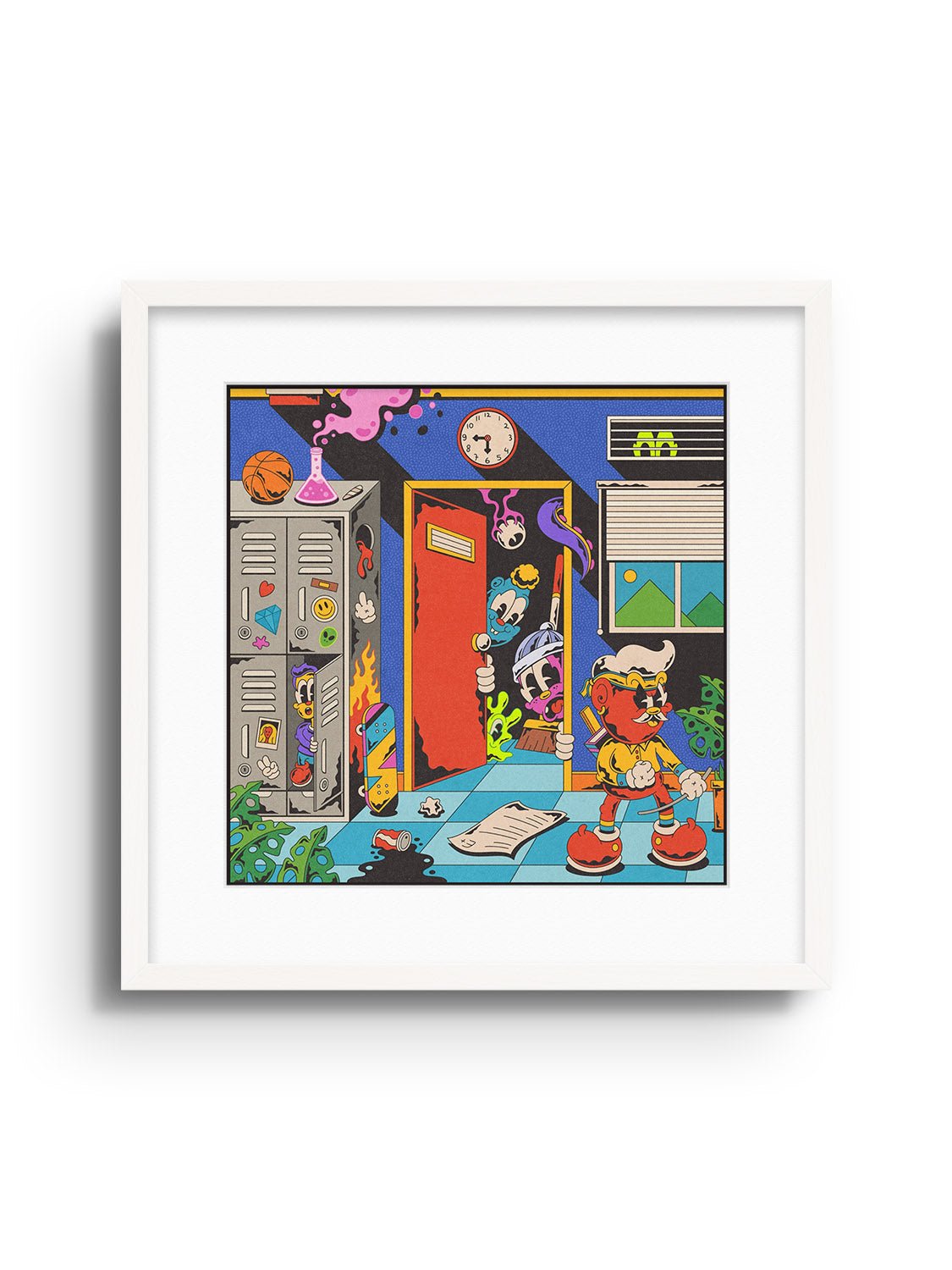 Back to School - uyo66 - East Side Studio - Art Prints