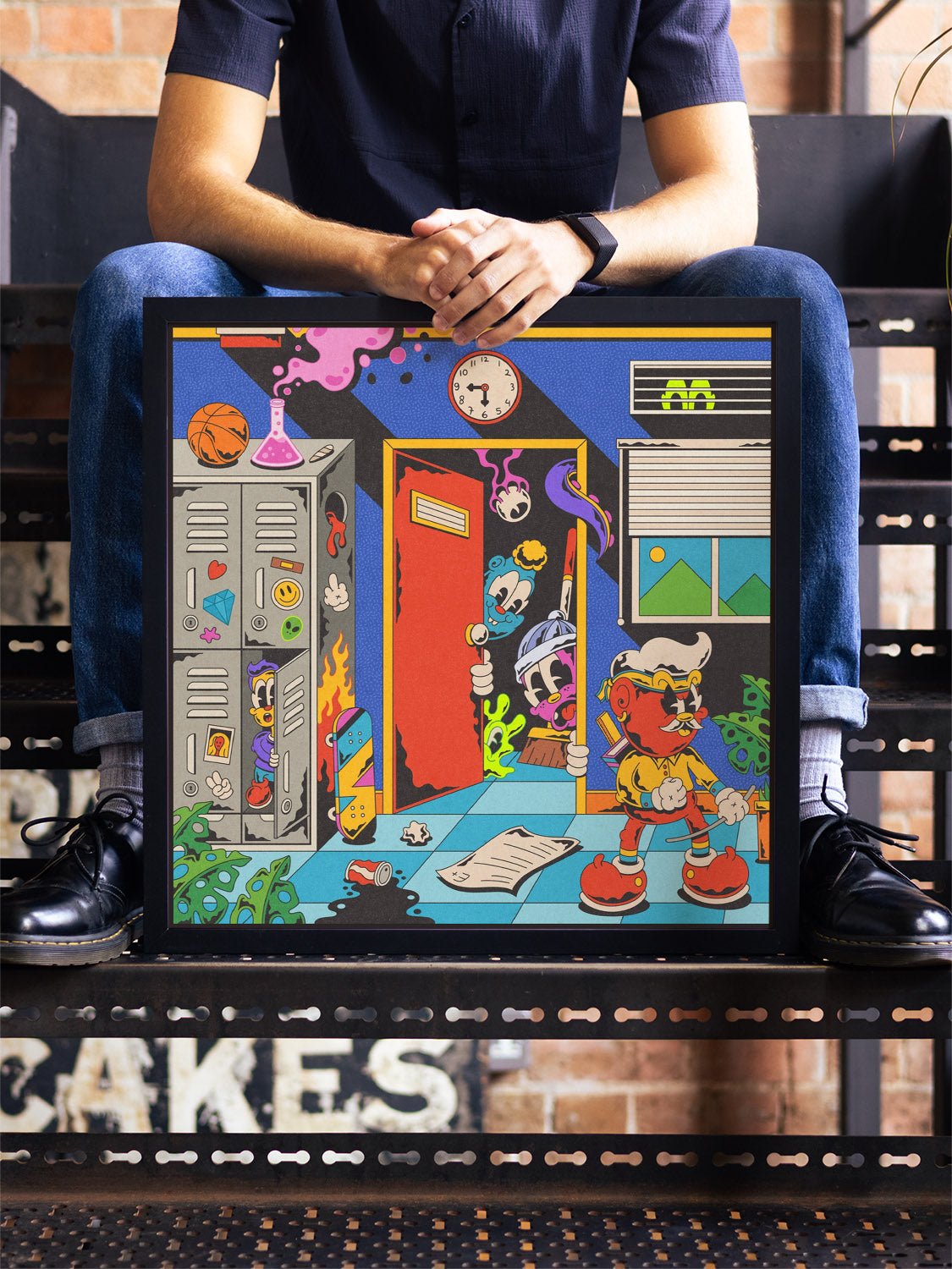 Back to School - uyo66 - East Side Studio - Art Prints