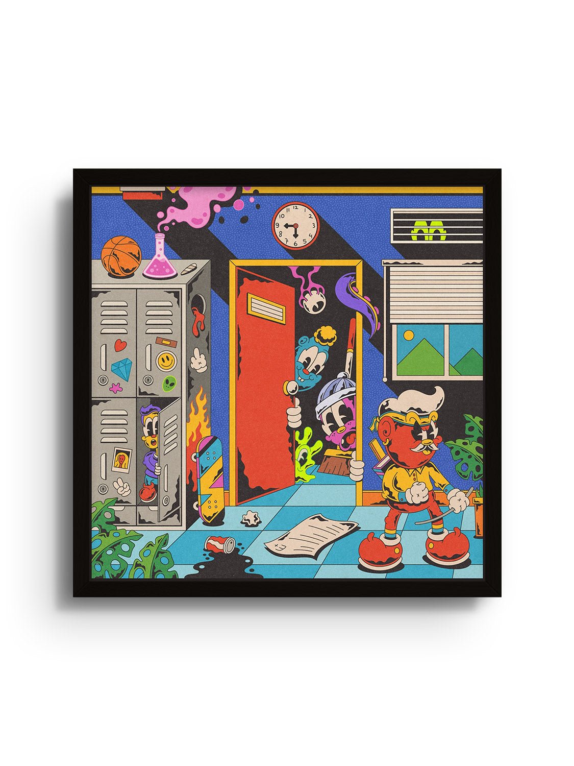 Back to School - uyo66 - East Side Studio - Art Prints